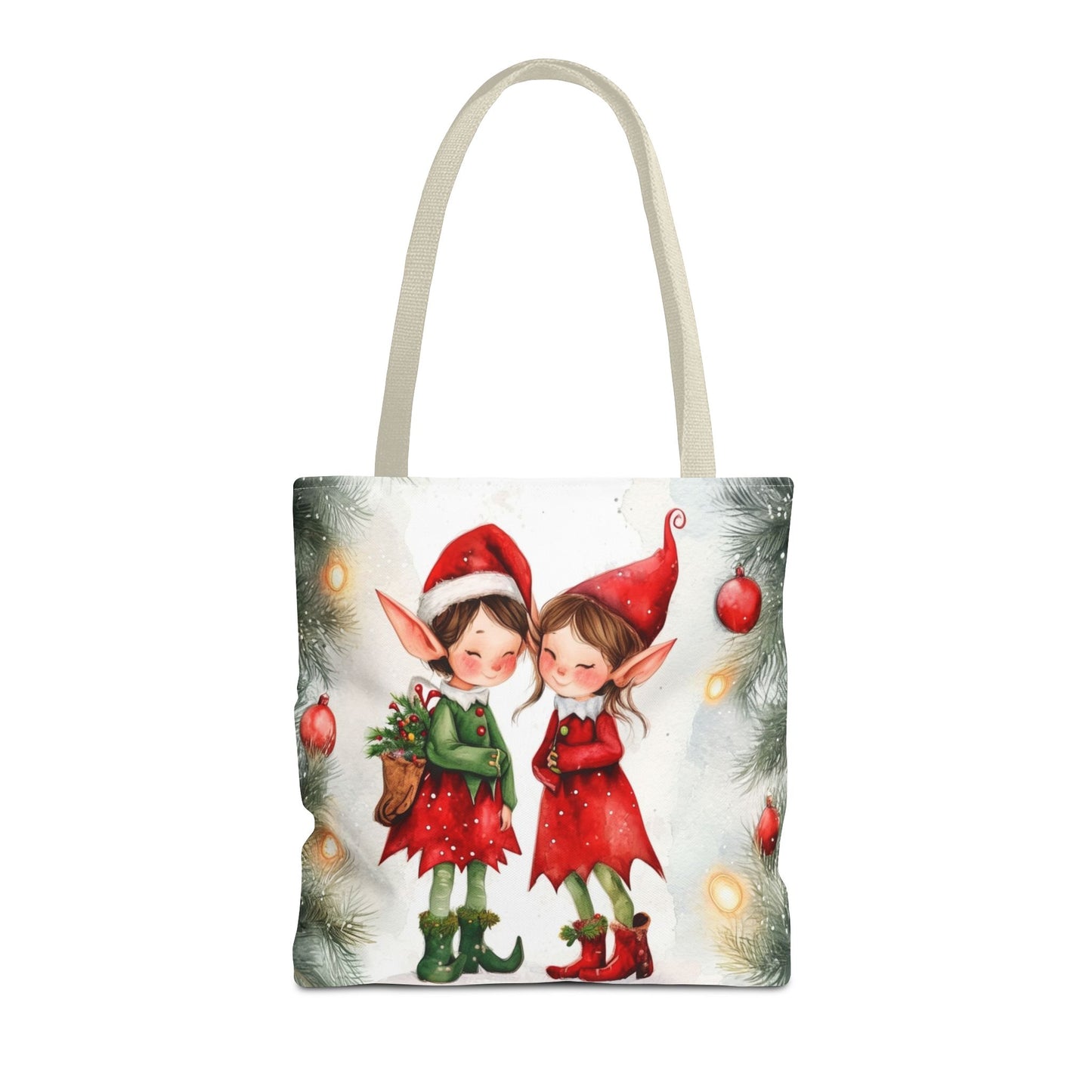 Watercolor Elves Tote Bag (AOP)