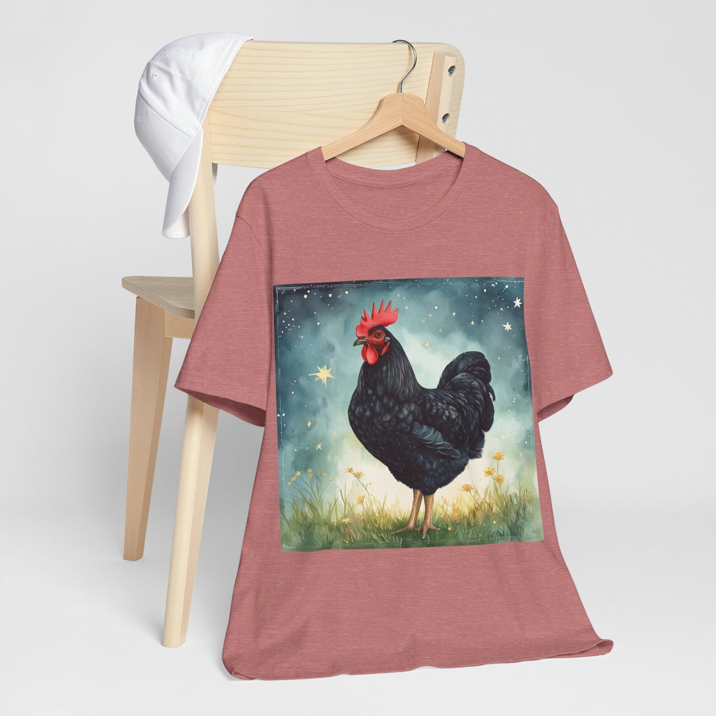 Black Chicken Unisex Jersey Short Sleeve Tee