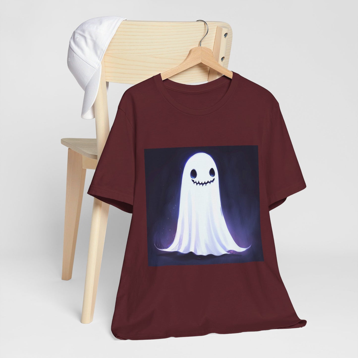 Creepy Cute Ghost Unisex Jersey Short Sleeve Tee