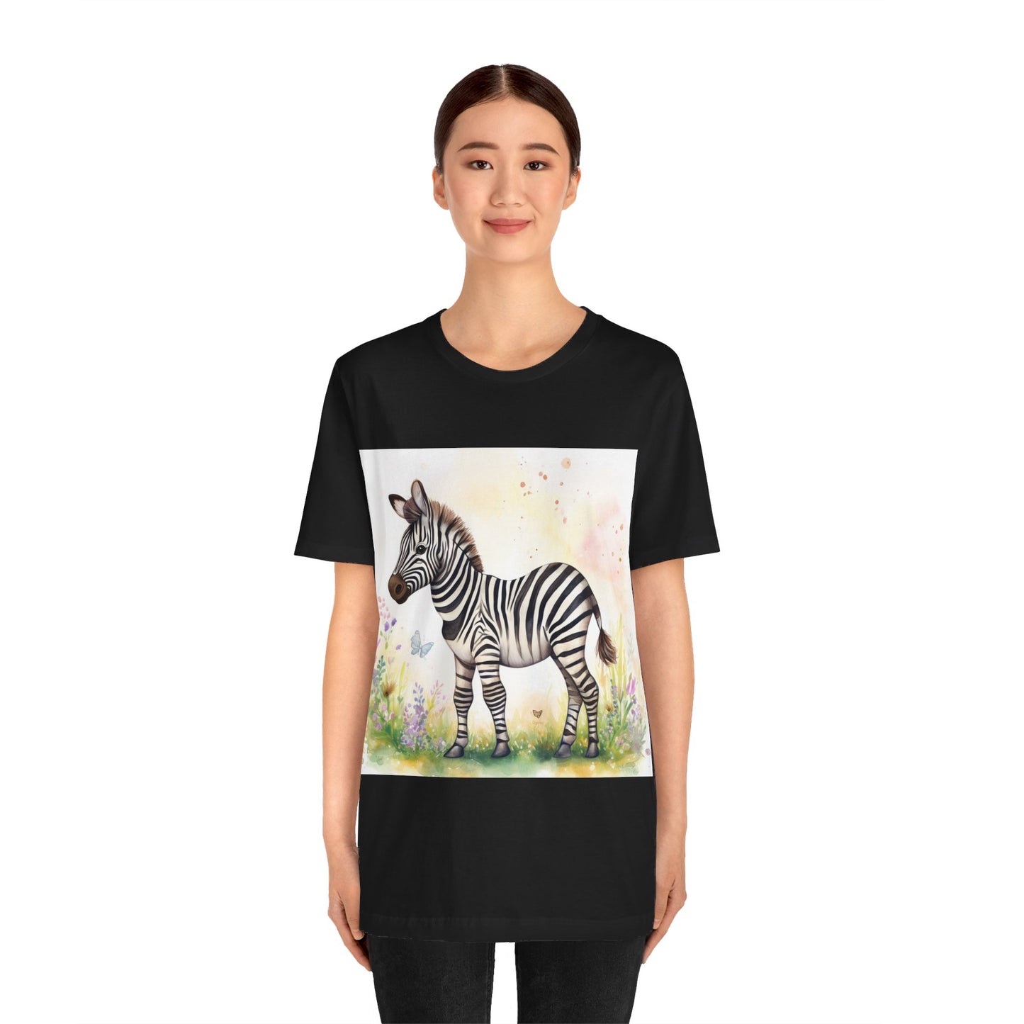 Baby Zebra Unisex Jersey Short Sleeve Tee