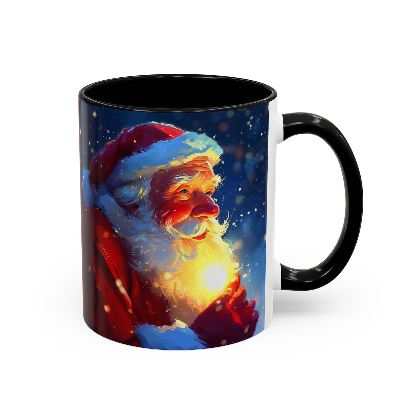 Santa Claus Accent Coffee Mug (11, 15oz)