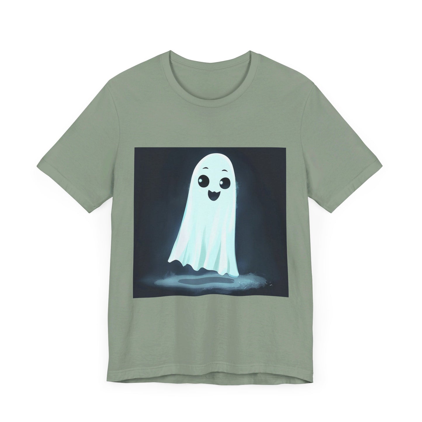 Cute Haunting Ghost Unisex Jersey Short Sleeve Tee