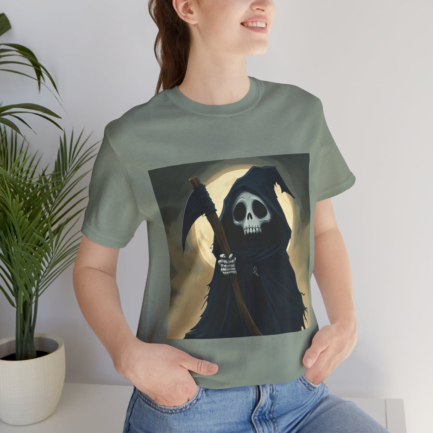 Mr. Grim the Reaper Unisex Jersey Short Sleeve Tee