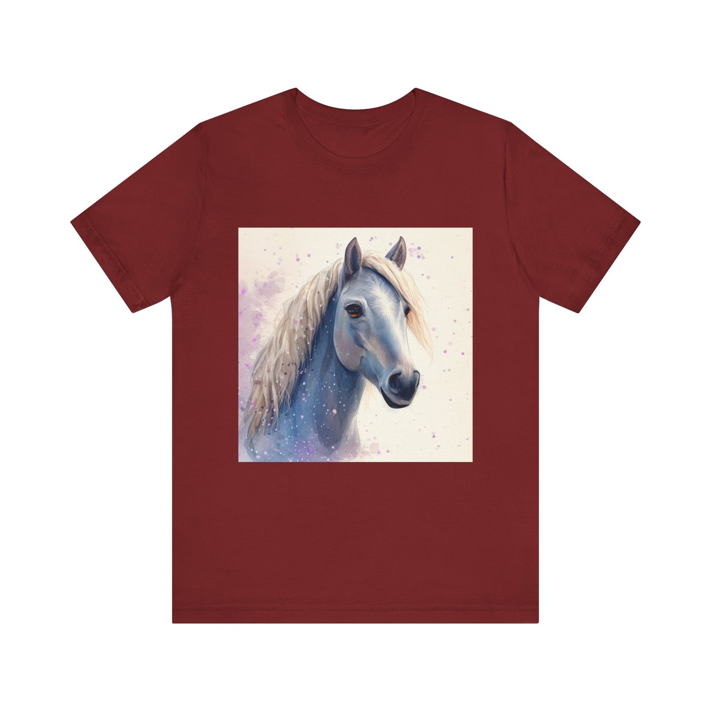 Baby White Horse Unisex Jersey Short Sleeve Tee