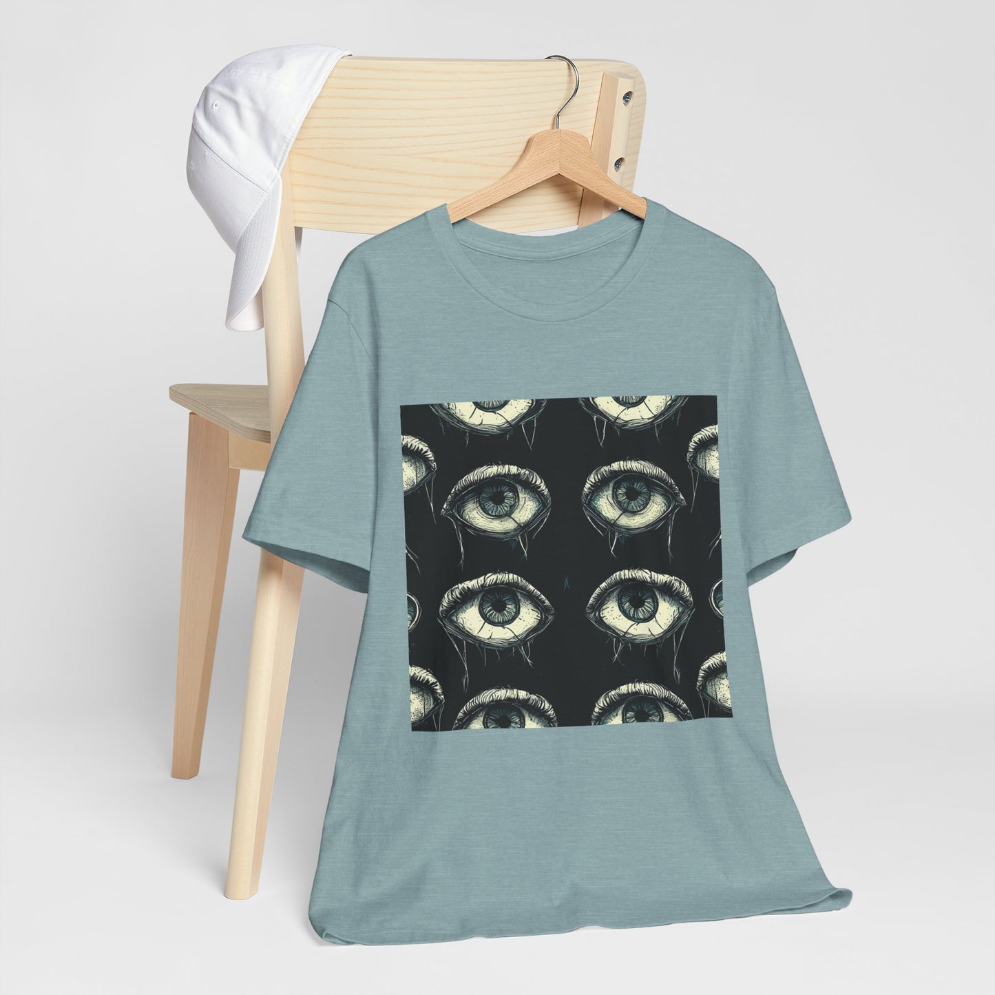 Spooky Eye Pattern Unisex Jersey Short Sleeve Tee