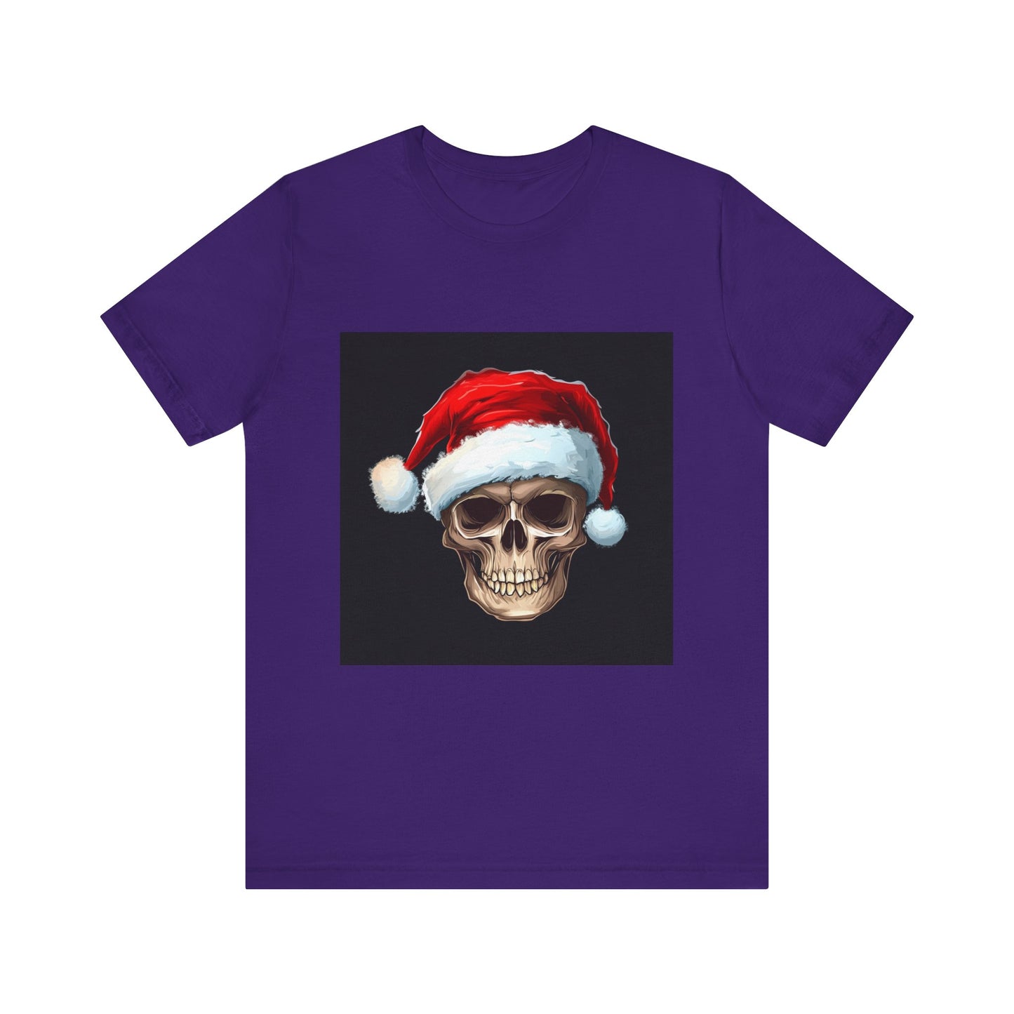 Santa Hat Skull Unisex Jersey Tee