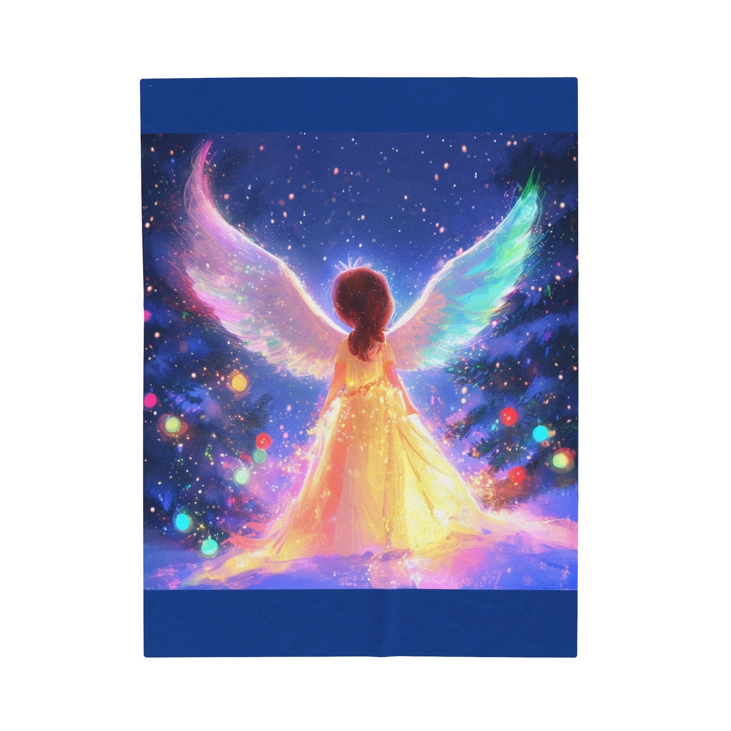 Bright Angel Velveteen Plush Blanket