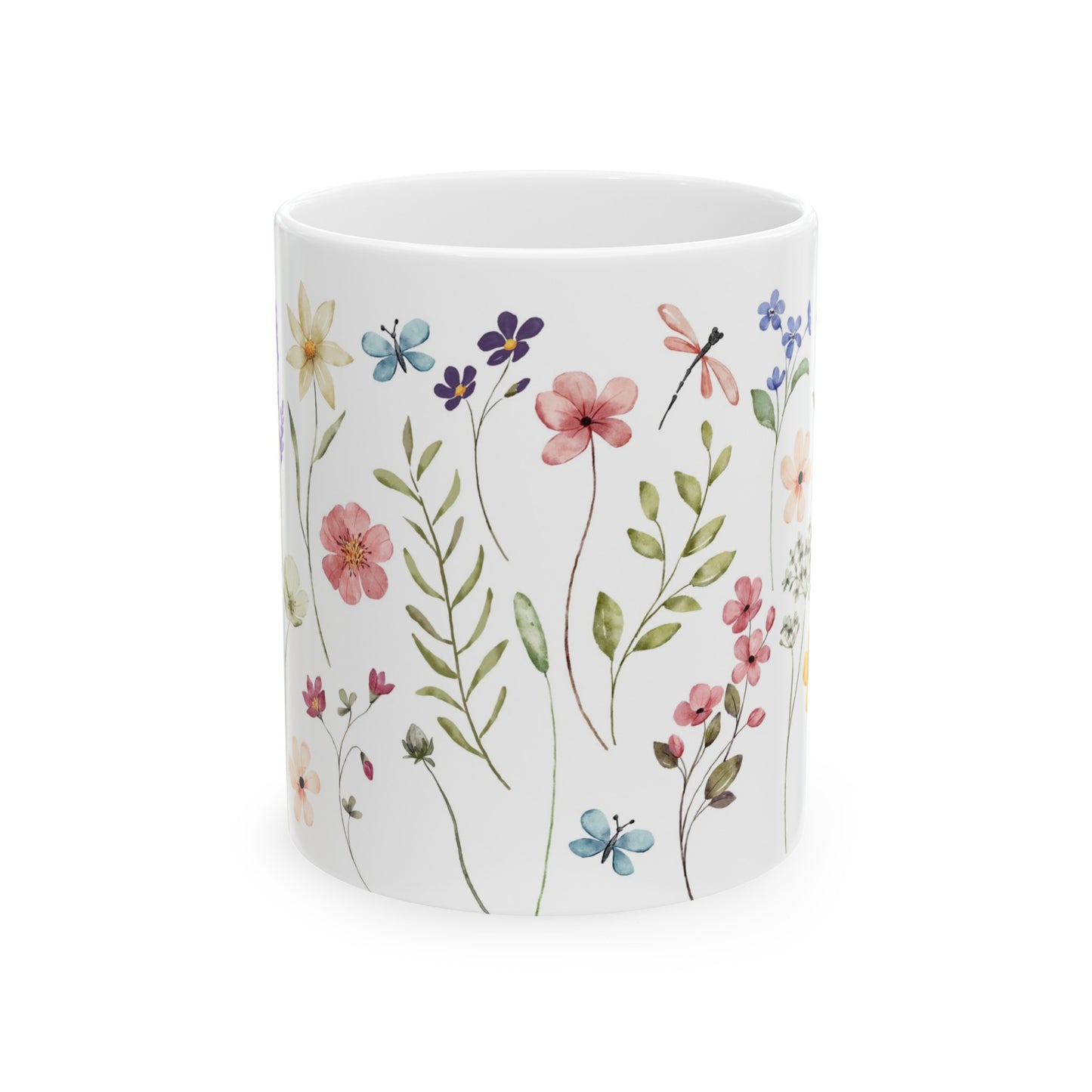 Wildflower Ceramic Mug, 11oz