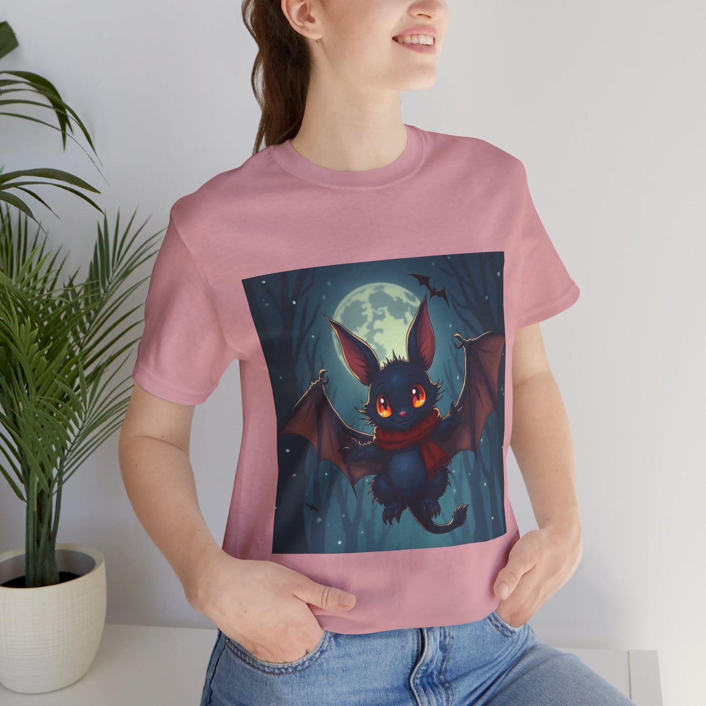 Cute Cold Bat Unisex Jersey Tee