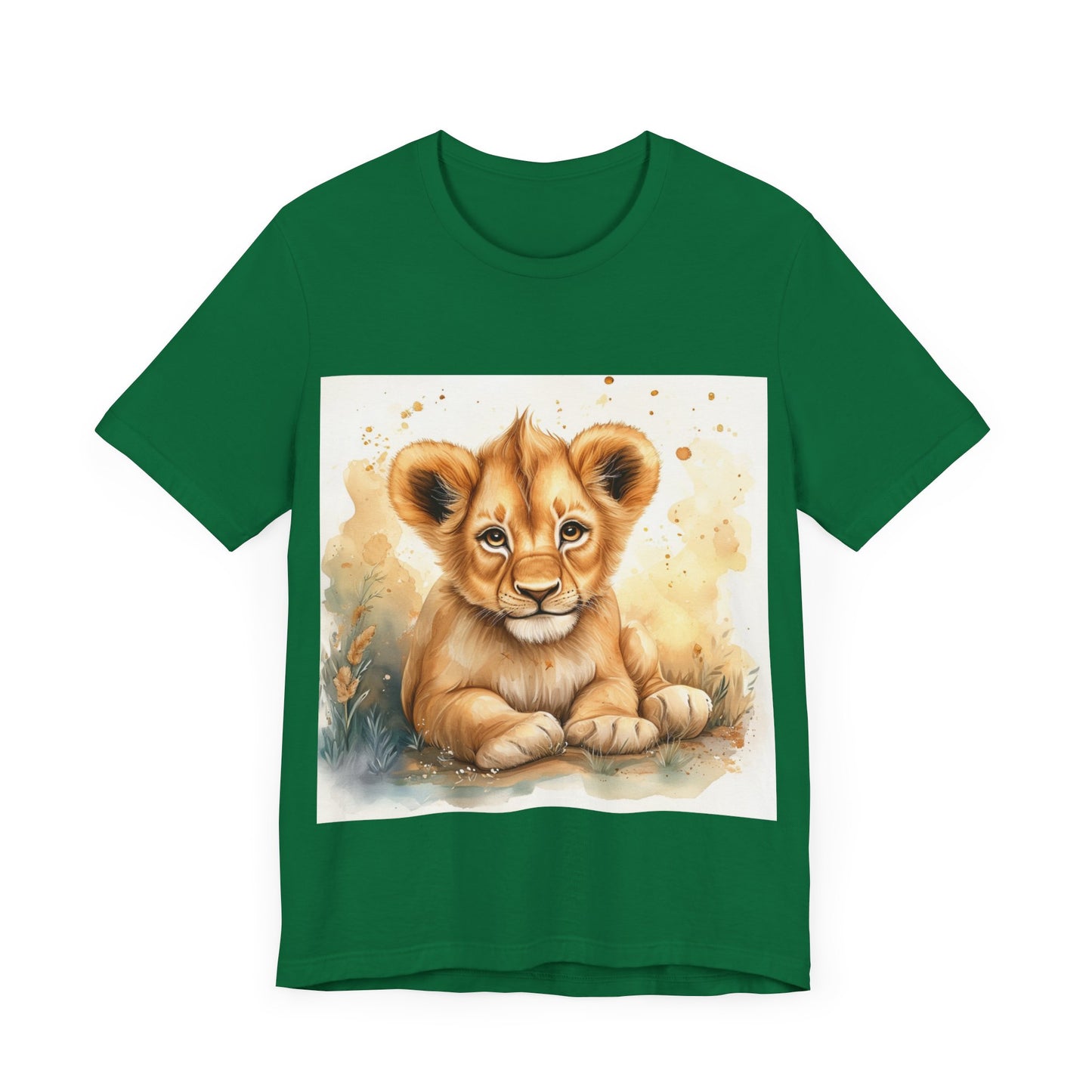 Cute Lion Cub Unisex Jersey Short Sleeve Tee