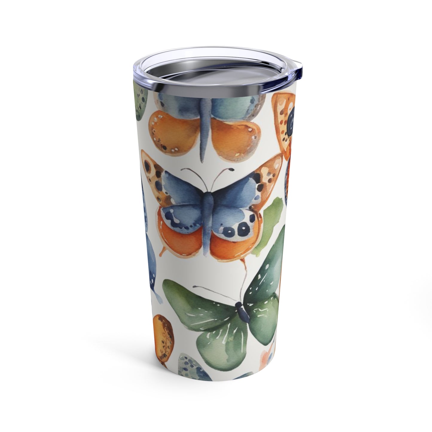 Watercolor Butterfly Tumbler 20oz