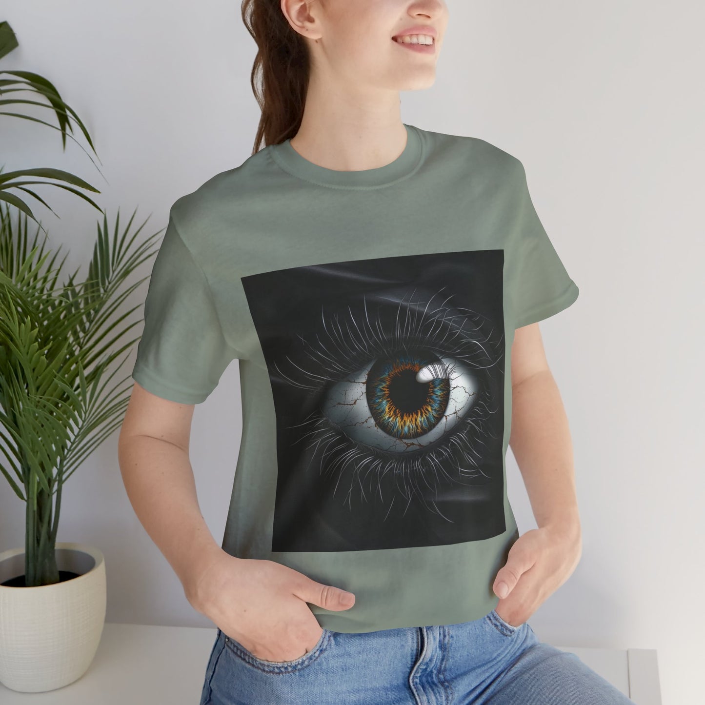 Unsettling Eye Unisex Jersey Short Sleeve Tee