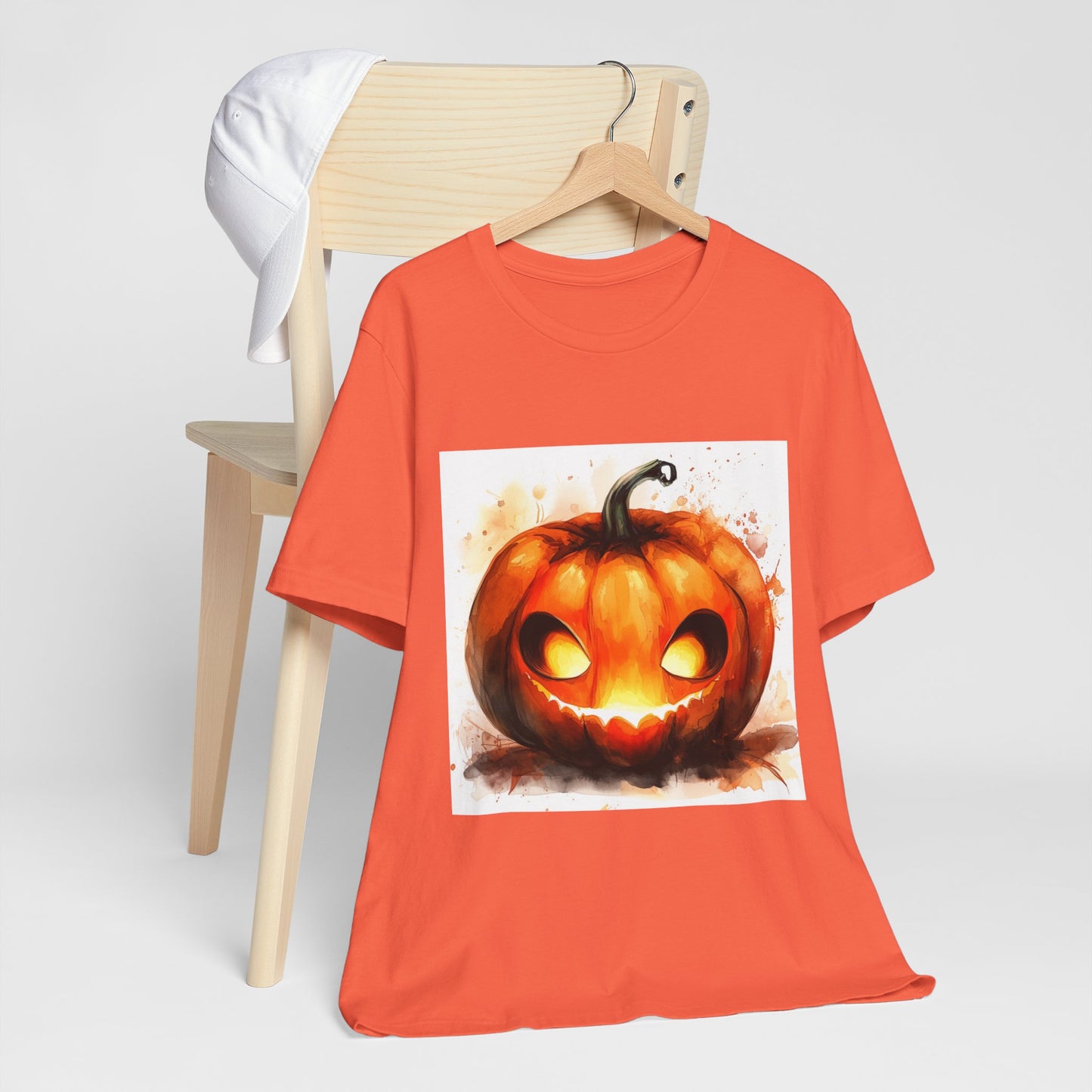 Cute Happy Jack o Lantern Unisex Jersey Short Sleeve Tee