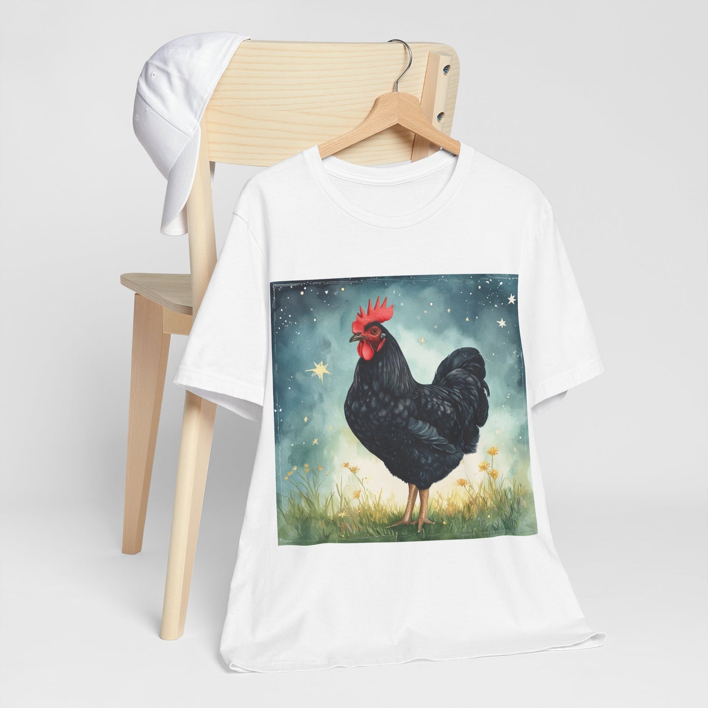 Black Chicken Unisex Jersey Short Sleeve Tee