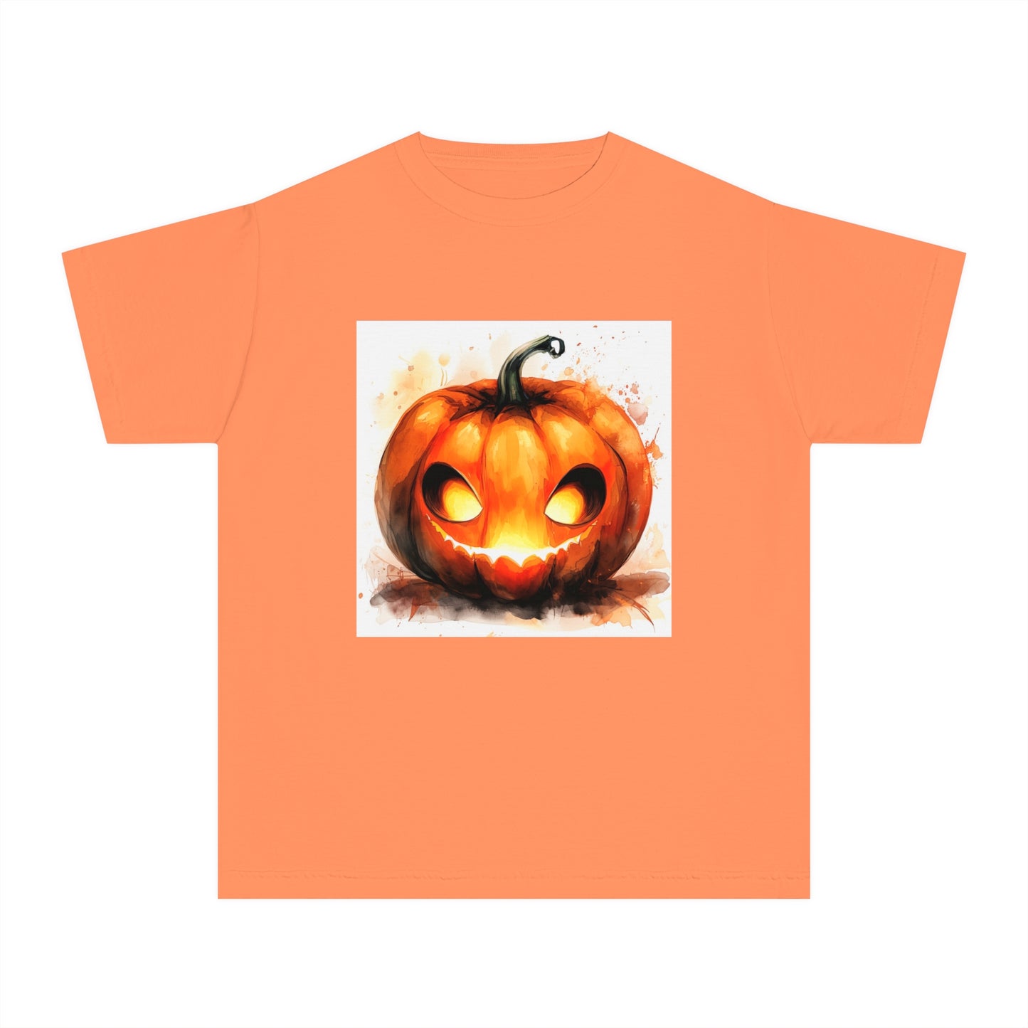 Cute Happy Jack o' Lantern Youth Midweight Tee