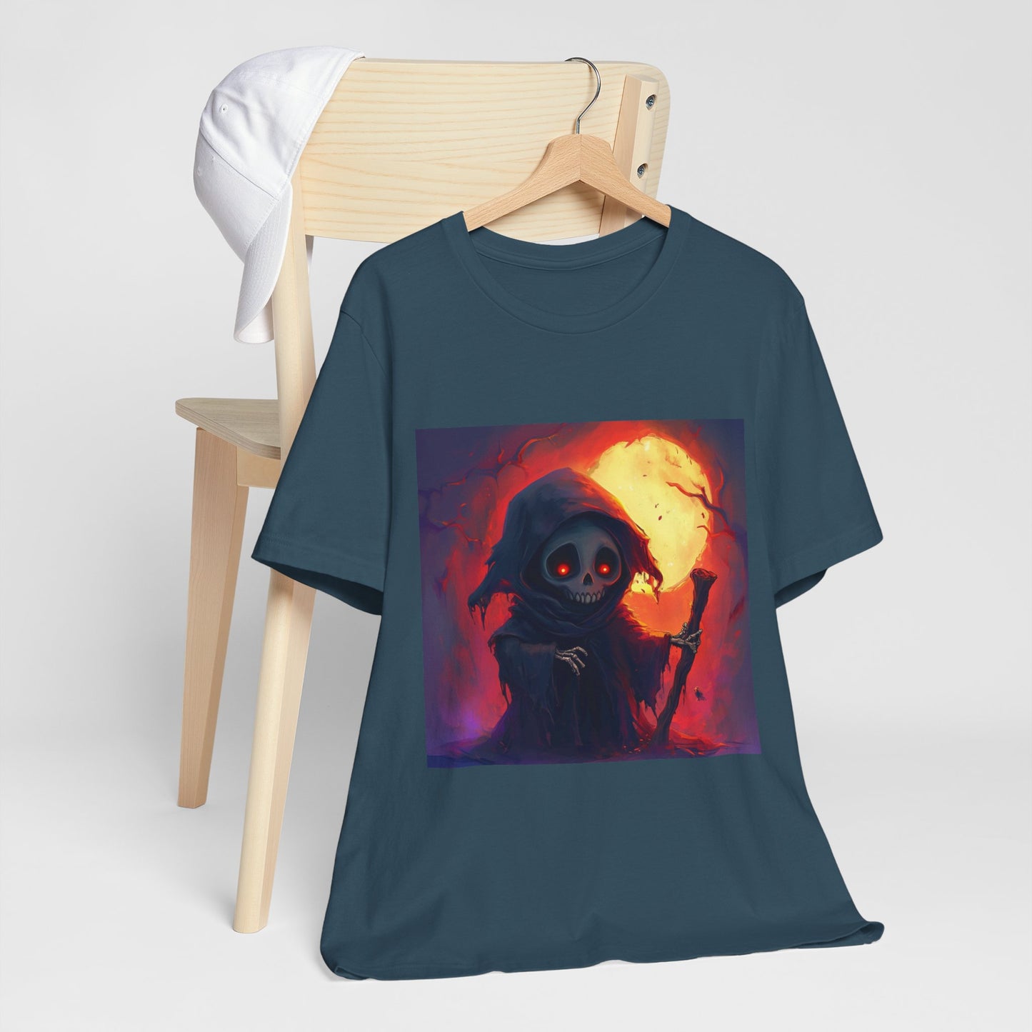 Haunting Grim Reaper Unisex Jersey Short Sleeve Tee