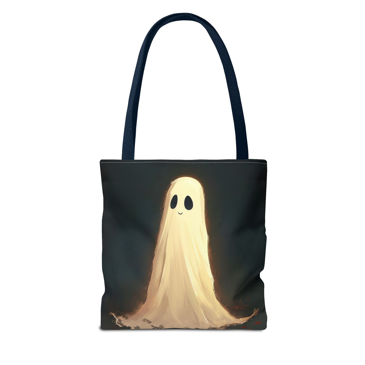 Happy Spooky Ghost Tote Bag (AOP)