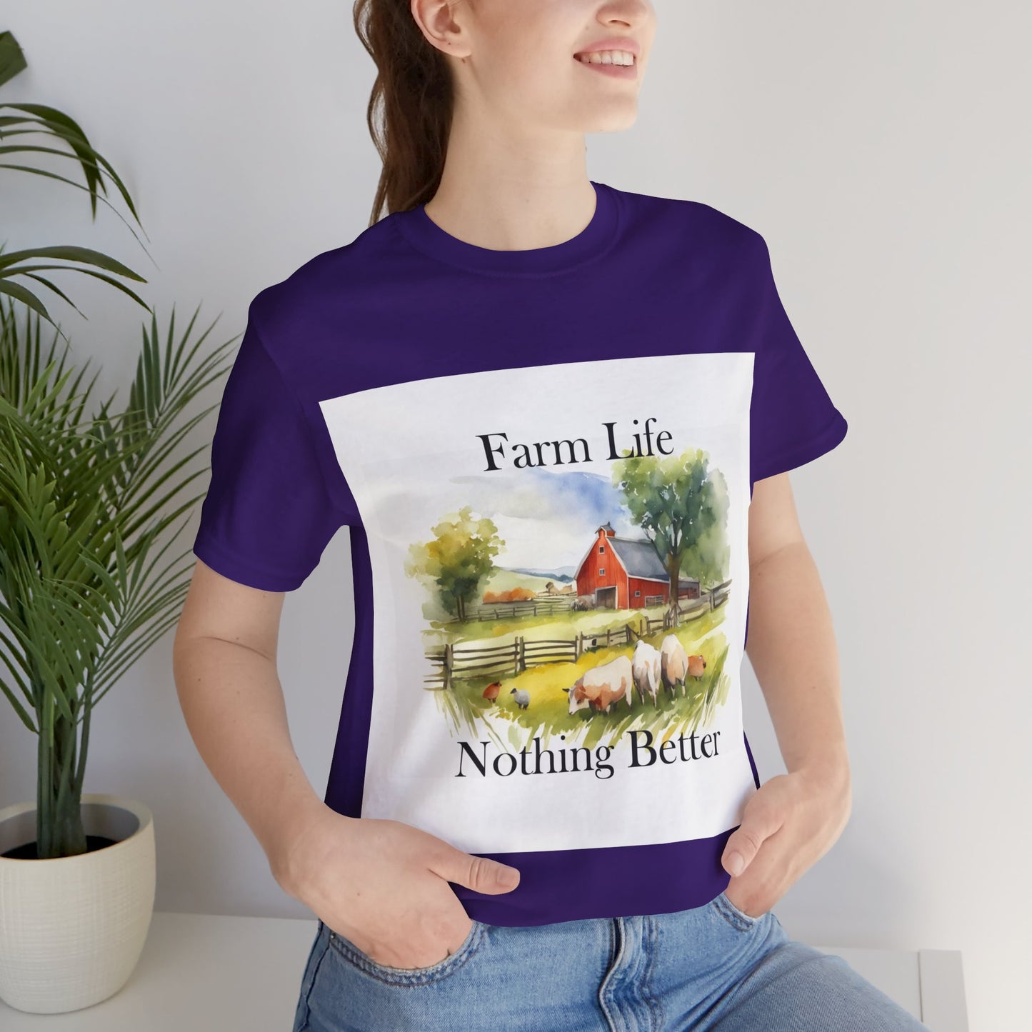 Farm Life Unisex Jersey Short Sleeve Tee