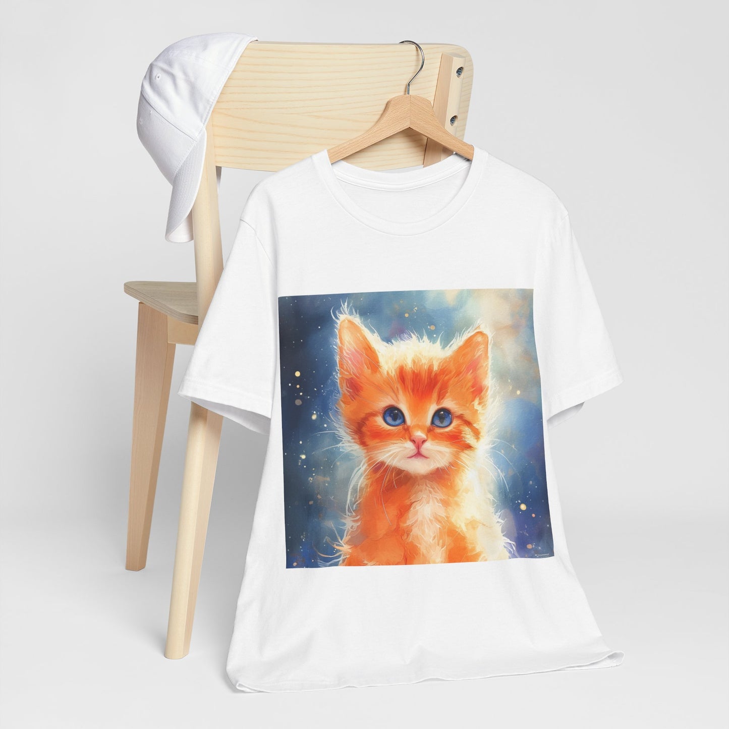 Orange Kitten Unisex Jersey Short Sleeve Tee