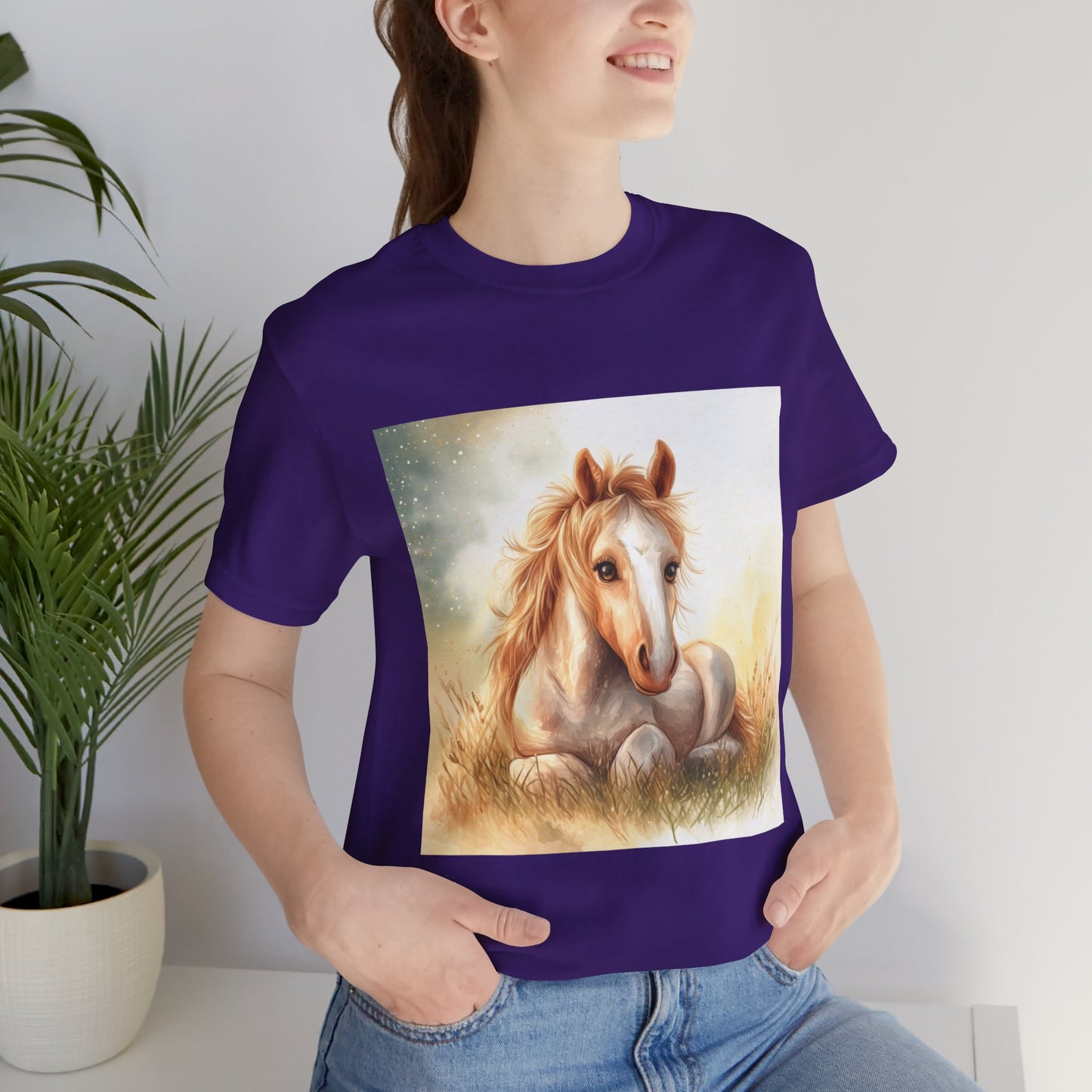 Palamino Horse Unisex Jersey Short Sleeve Tee