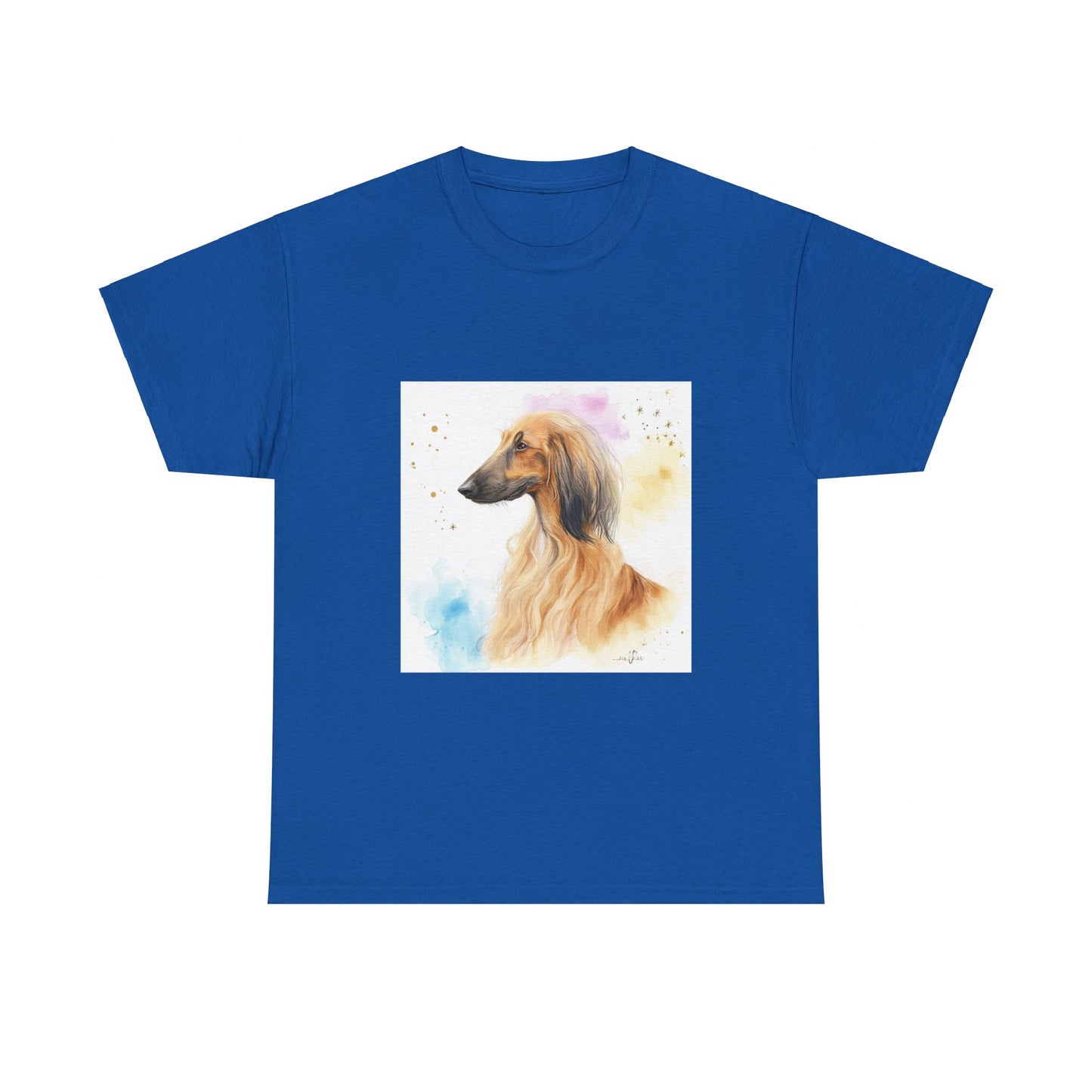 Afghan Hound Puppy Unisex Heavy Cotton Tee