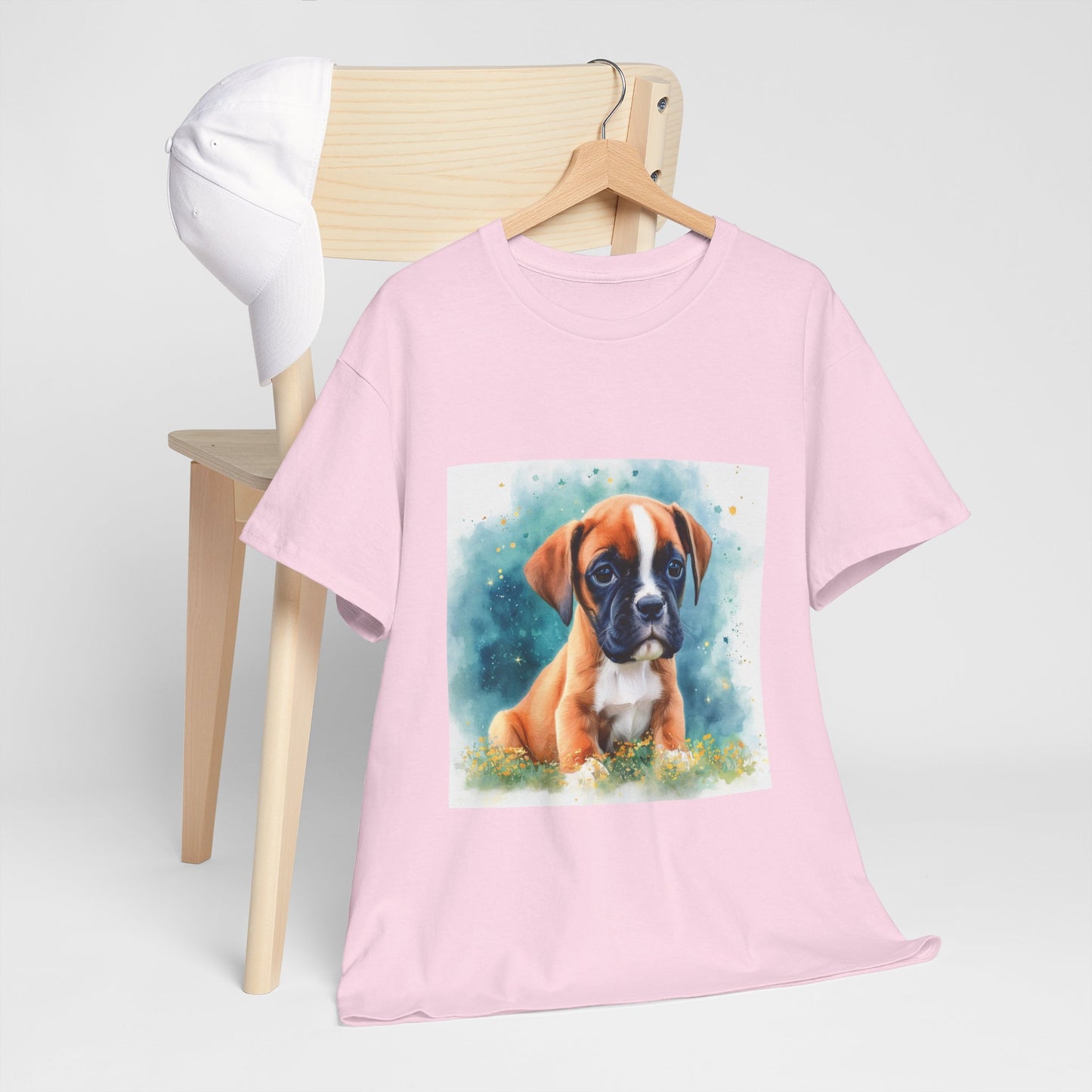 Boxer Puppy Unisex Heavy Cotton Tee