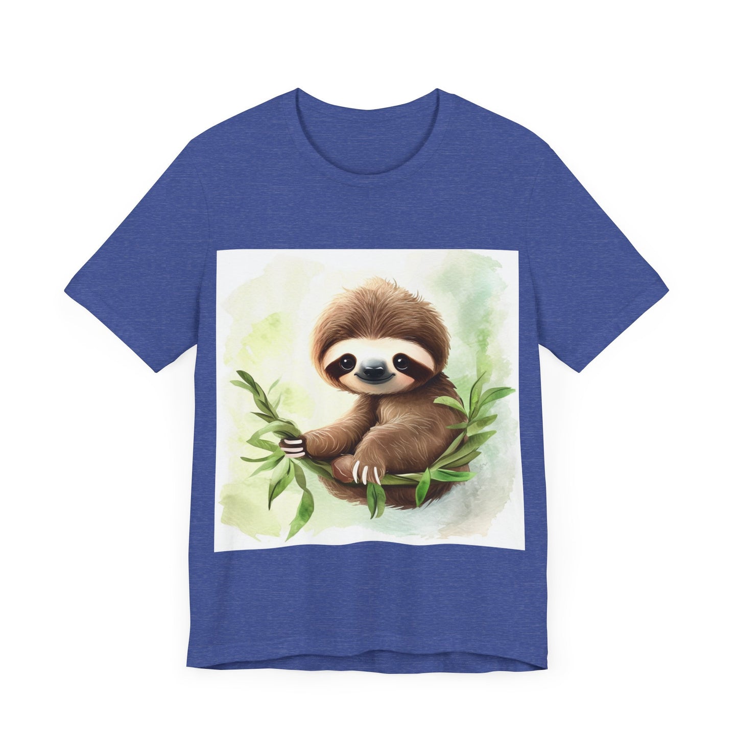 Playful Sloth Unisex Jersey Short Sleeve Tee