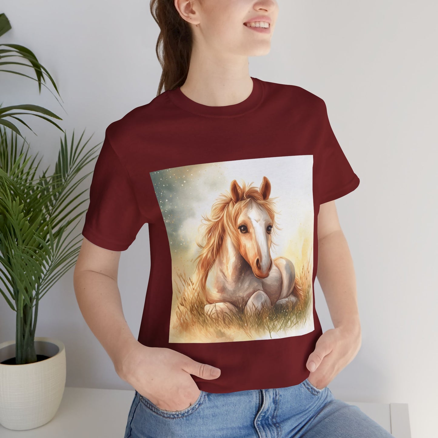 Palamino Horse Unisex Jersey Short Sleeve Tee