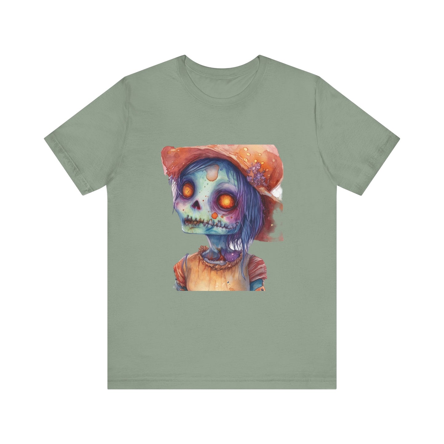 Cute Zombie Unisex Jersey Short Sleeve Tee