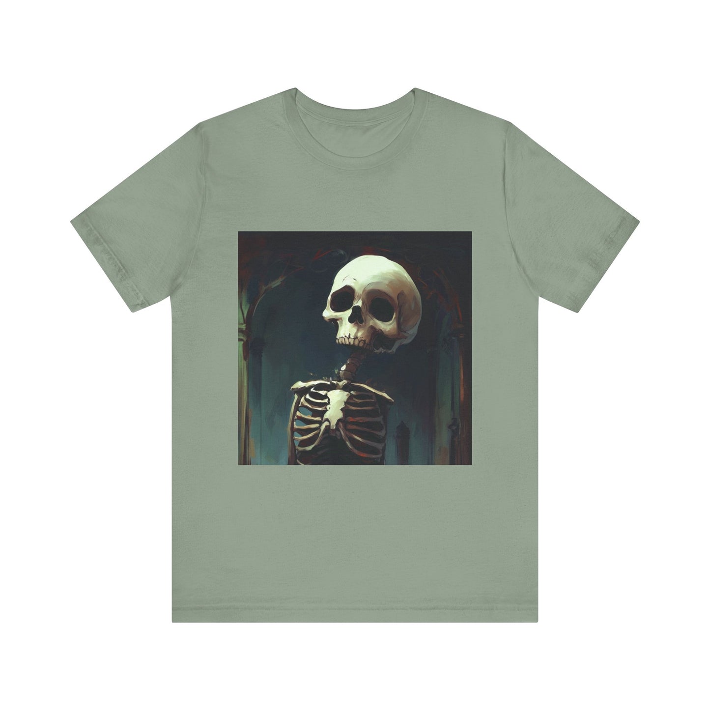 Scary Skeleton Unisex Jersey Short Sleeve Tee