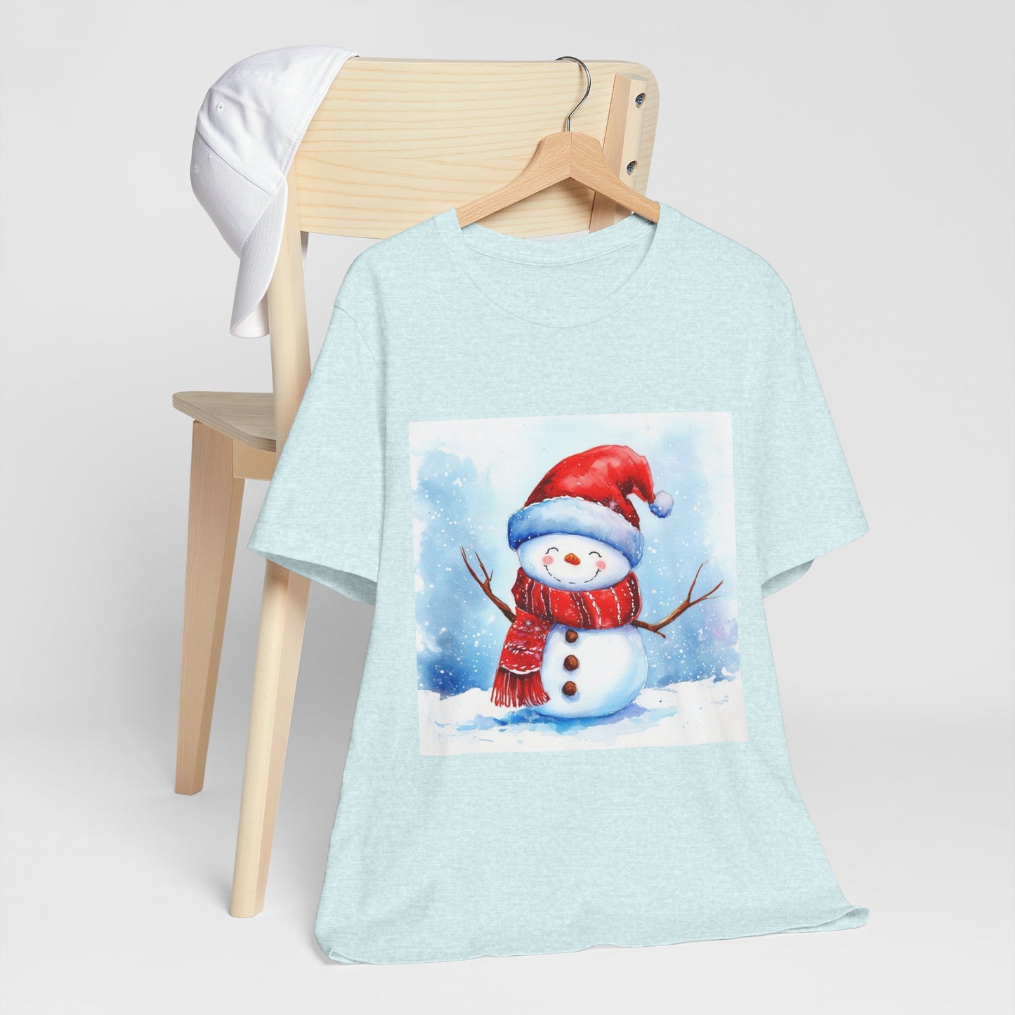 Cute Snowman Unisex Jersey Short Sleeve Tee