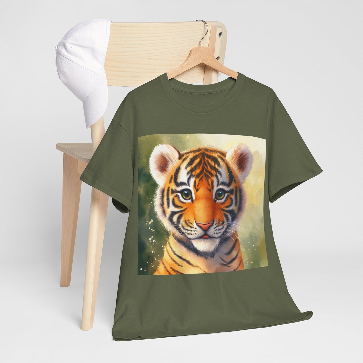 Baby Tiger Unisex Heavy Cotton Tee