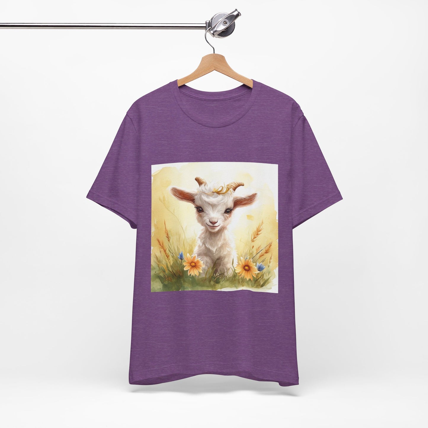 Adorable Goat Unisex Jersey Short Sleeve Tee