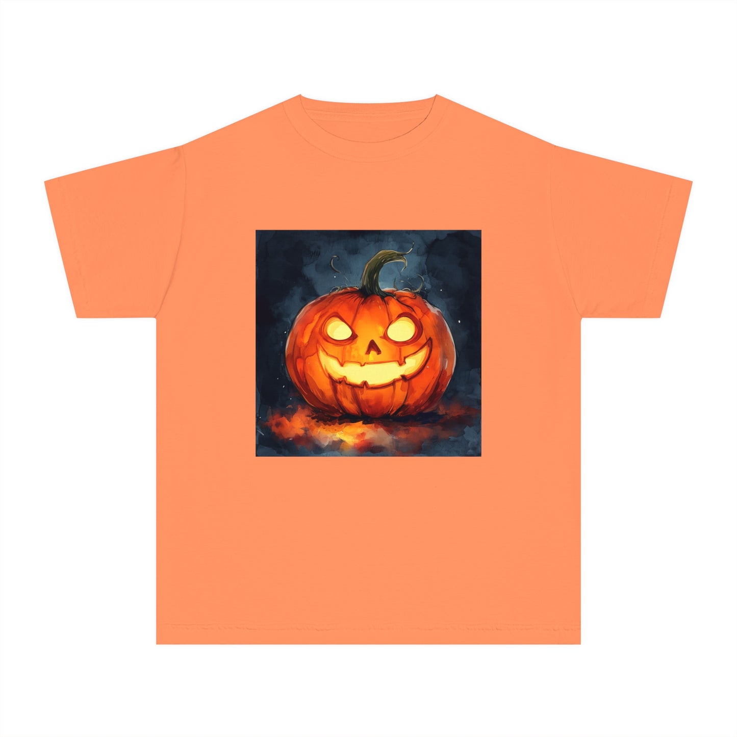 Cute Creepy Jack o' Lantern Youth Midweight Tee