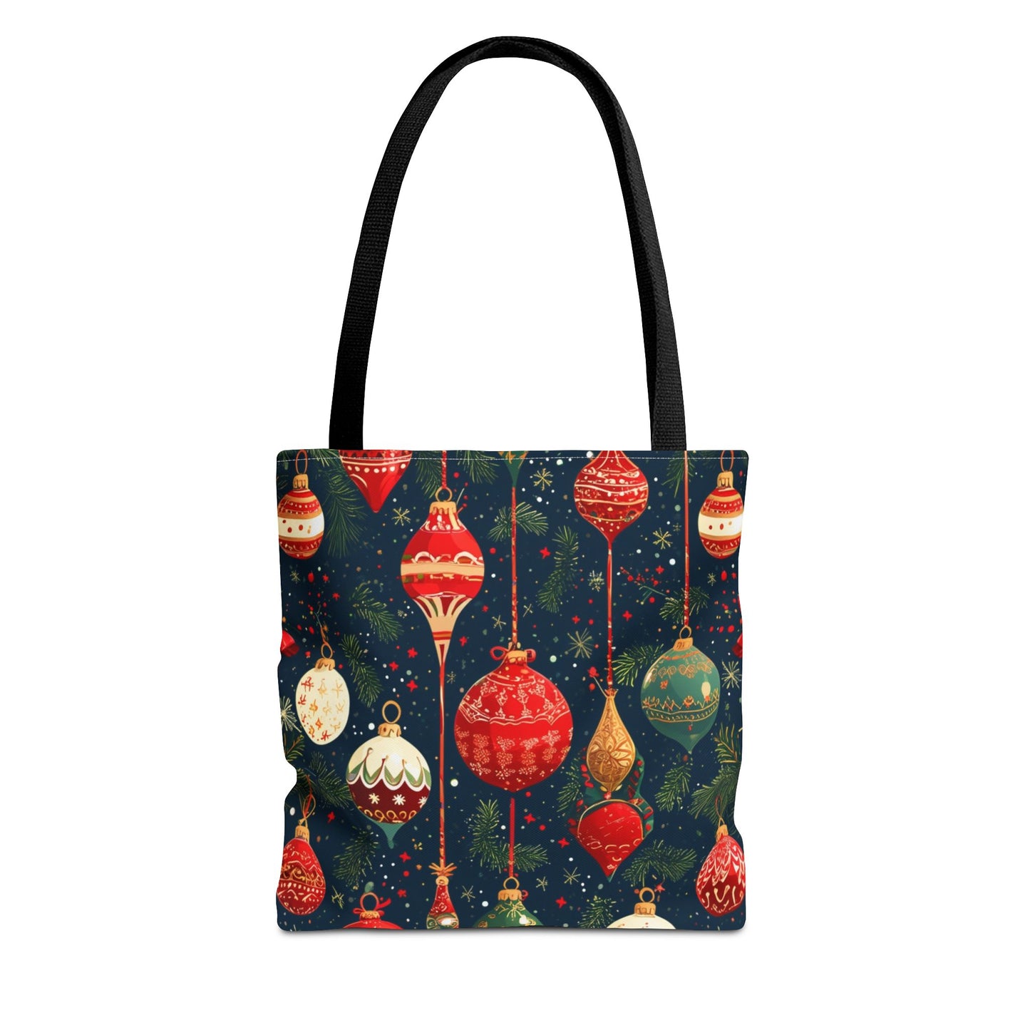 Dark Ornament Pattern Tote Bag (AOP)