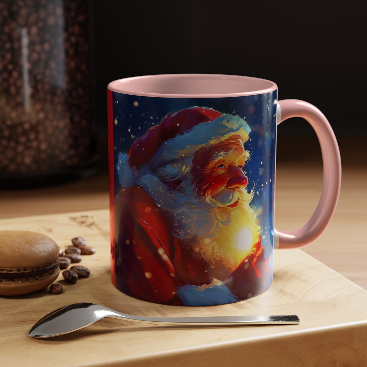 Santa Claus Accent Coffee Mug (11, 15oz)