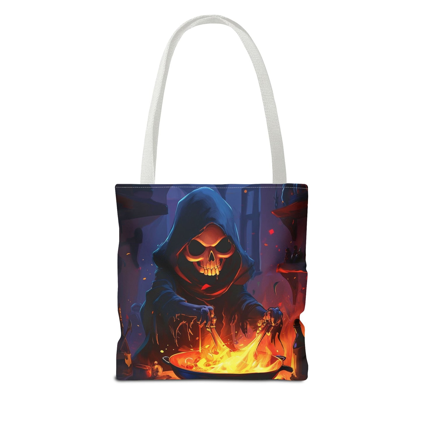 Dark Grim Reaper Cooking Tote Bag (AOP)