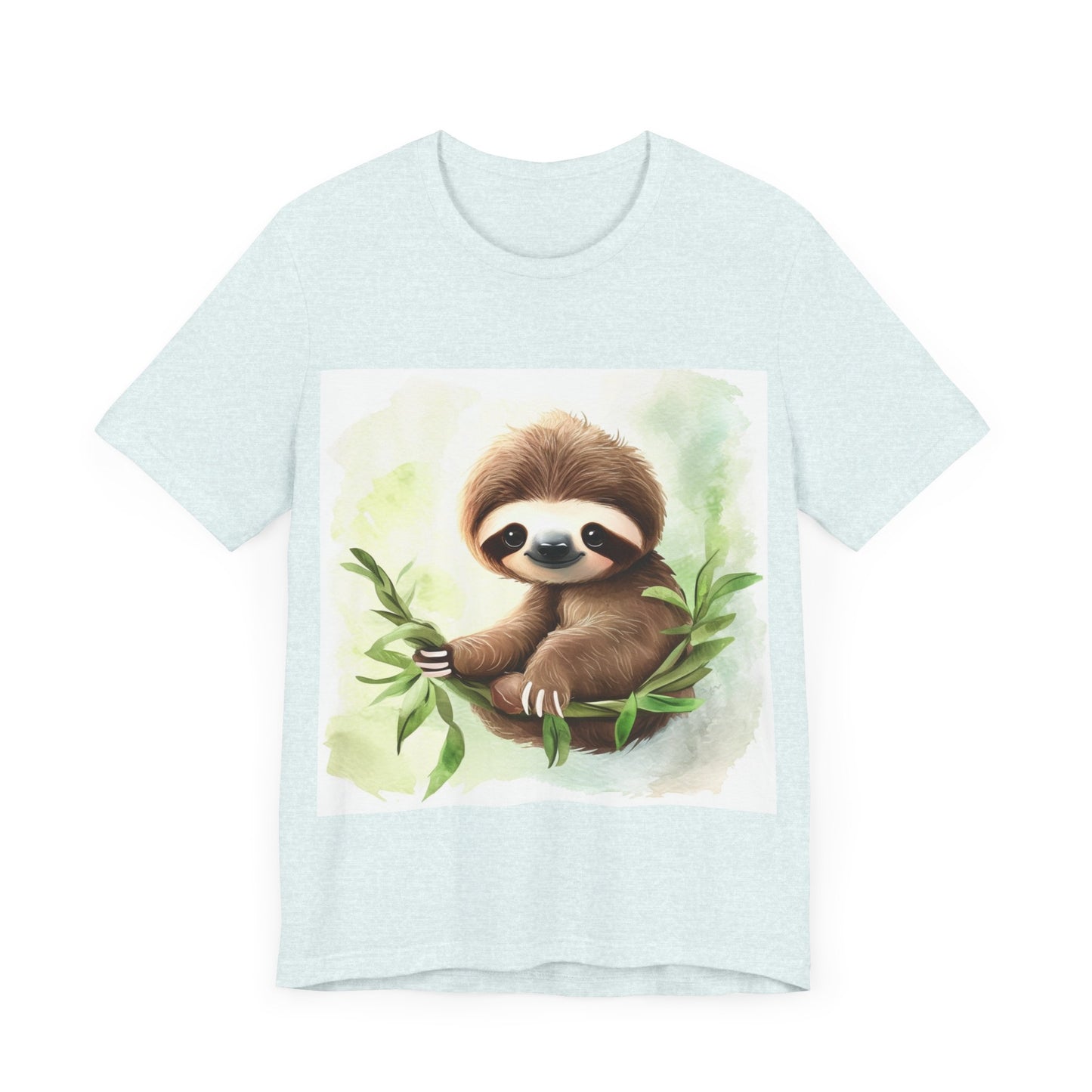 Playful Sloth Unisex Jersey Short Sleeve Tee