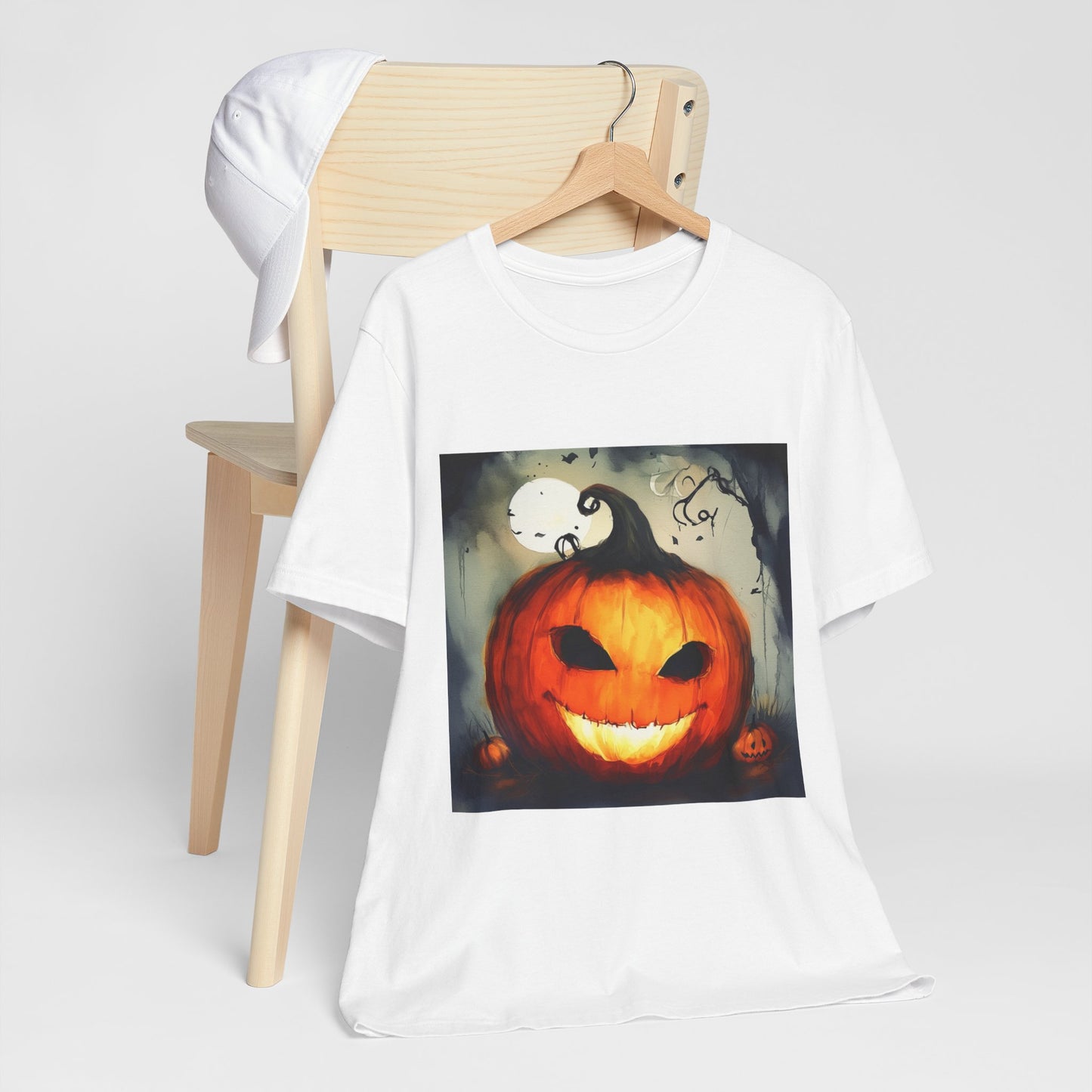 Spooky Jack o Lantern Unisex Jersey Short Sleeve Tee