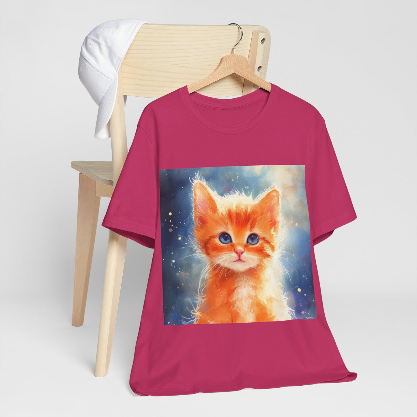 Orange Kitten Unisex Jersey Short Sleeve Tee