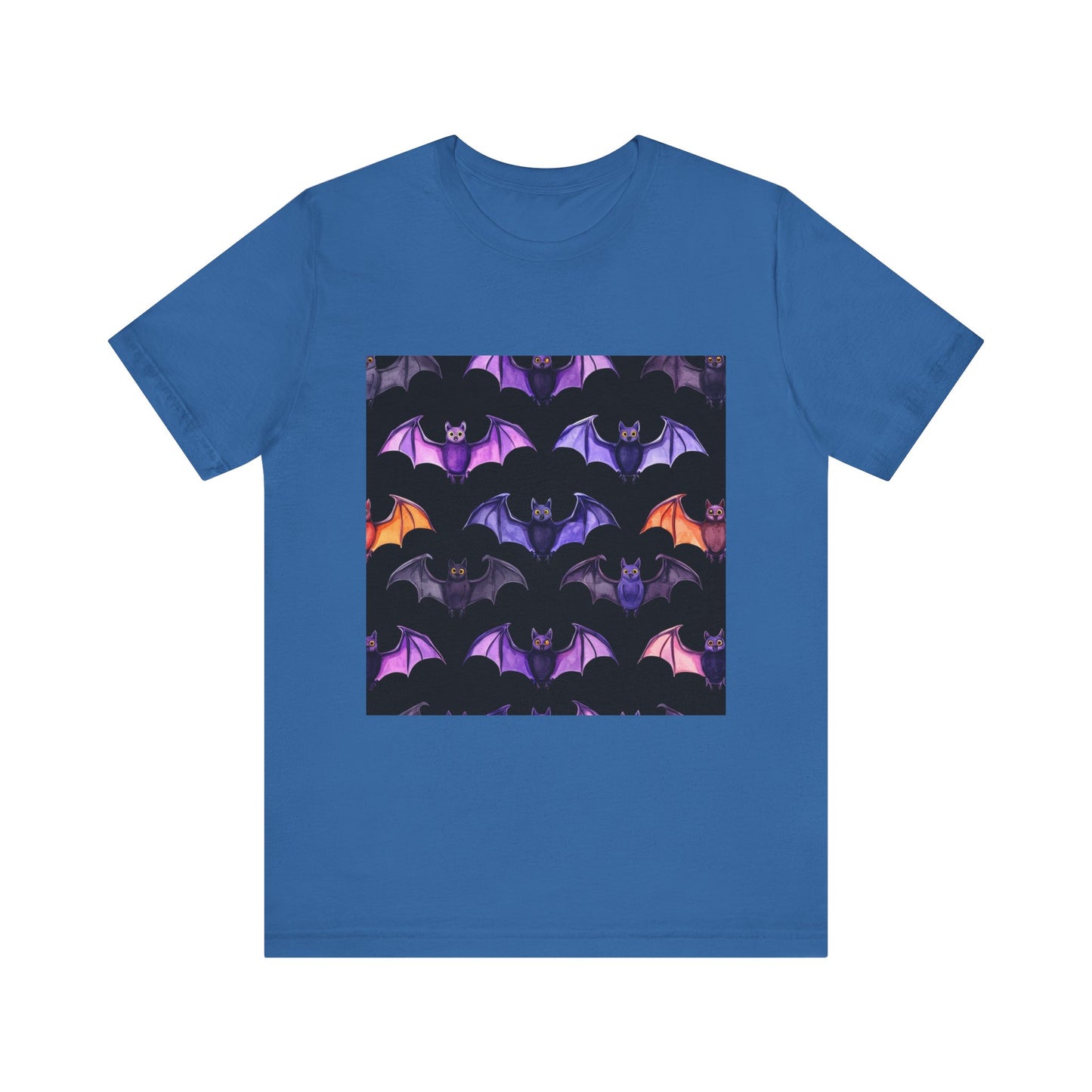 Cute Bat Pattern Unisex Jersey Short Sleeve Tee