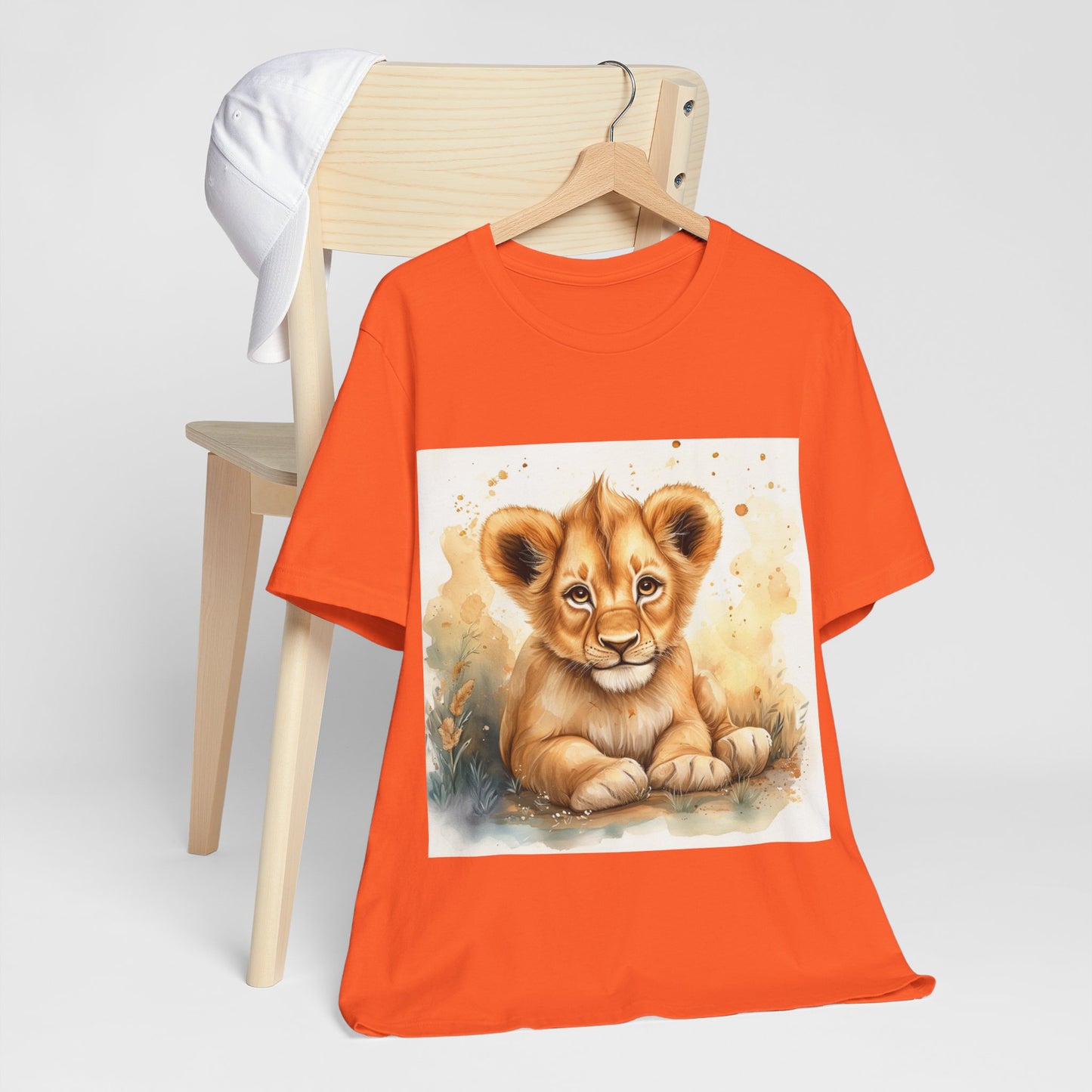 Cute Lion Cub Unisex Jersey Short Sleeve Tee