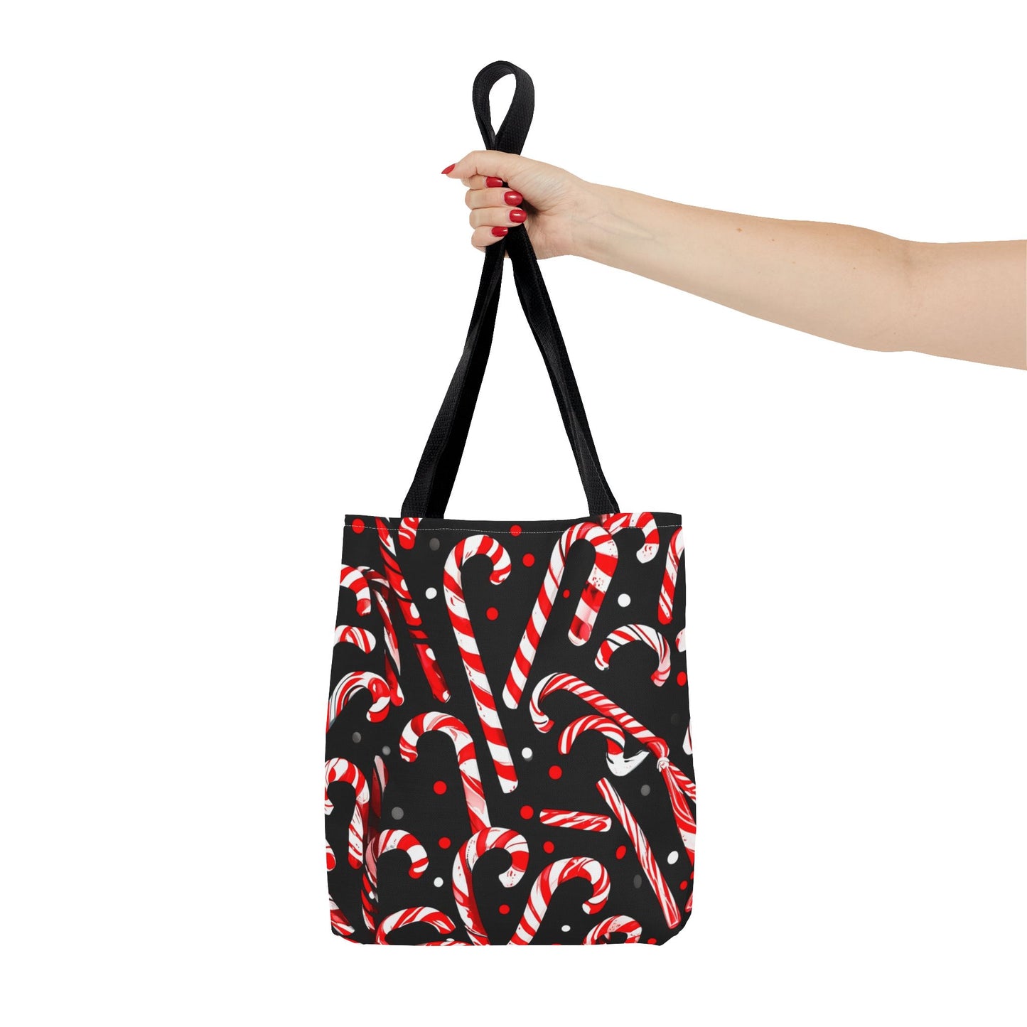 Cute Candy Canes Tote Bag (AOP)