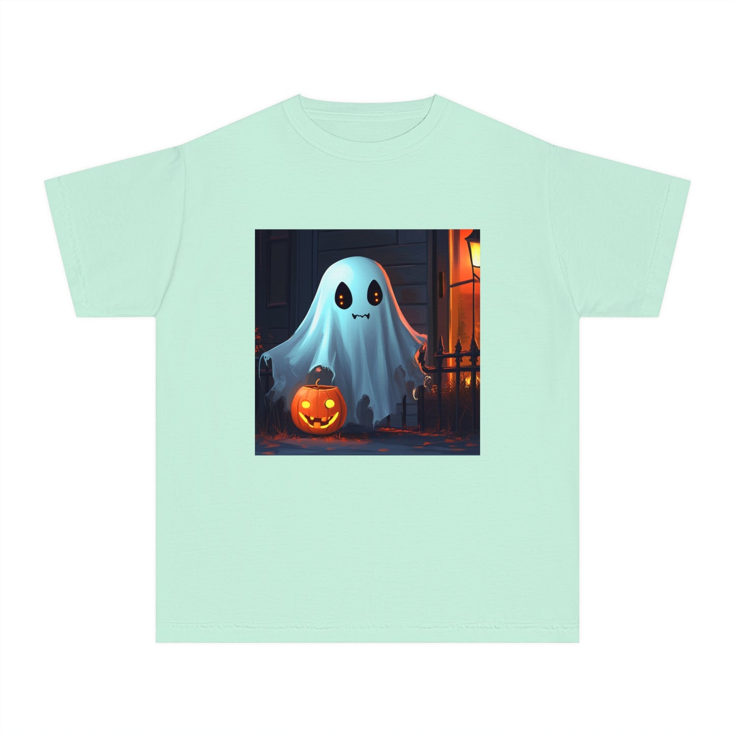 Ghost Trick or Treating Youth Midweight Tee