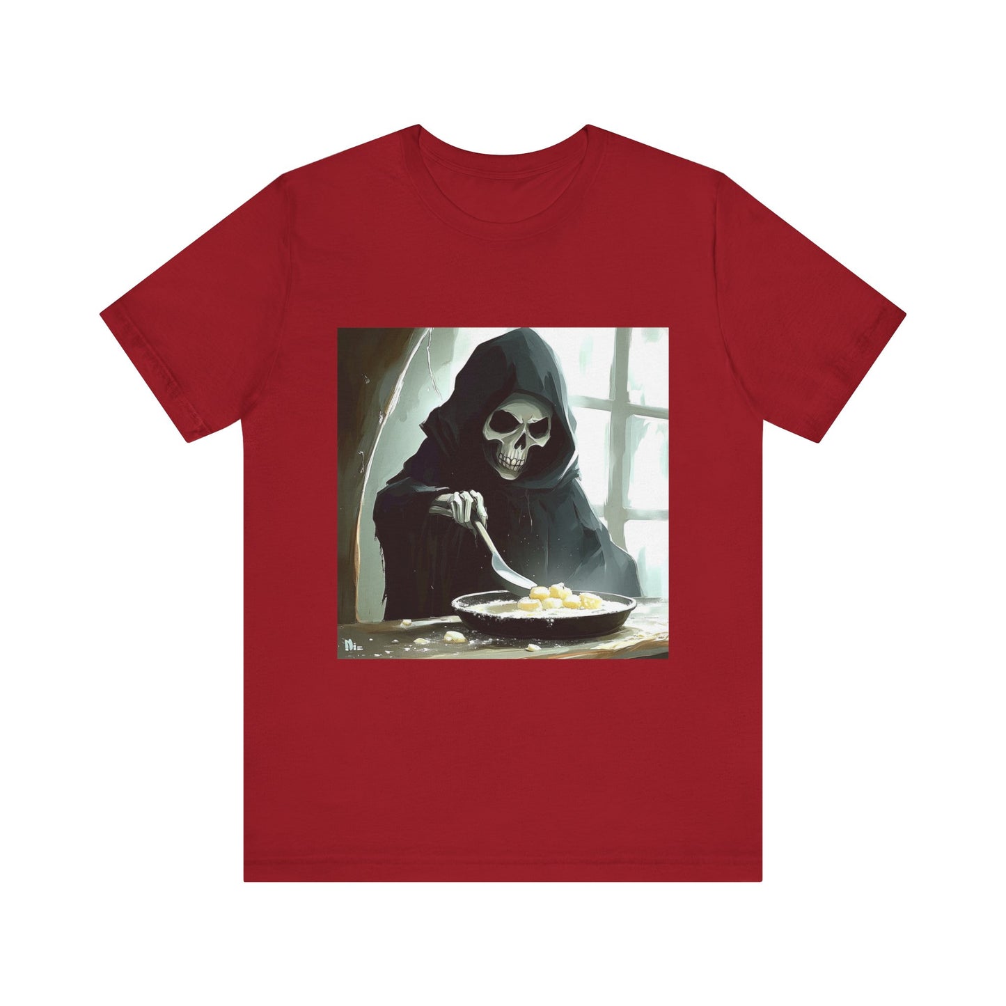 Grim Reaper Baking Unisex Jersey Short Sleeve Tee