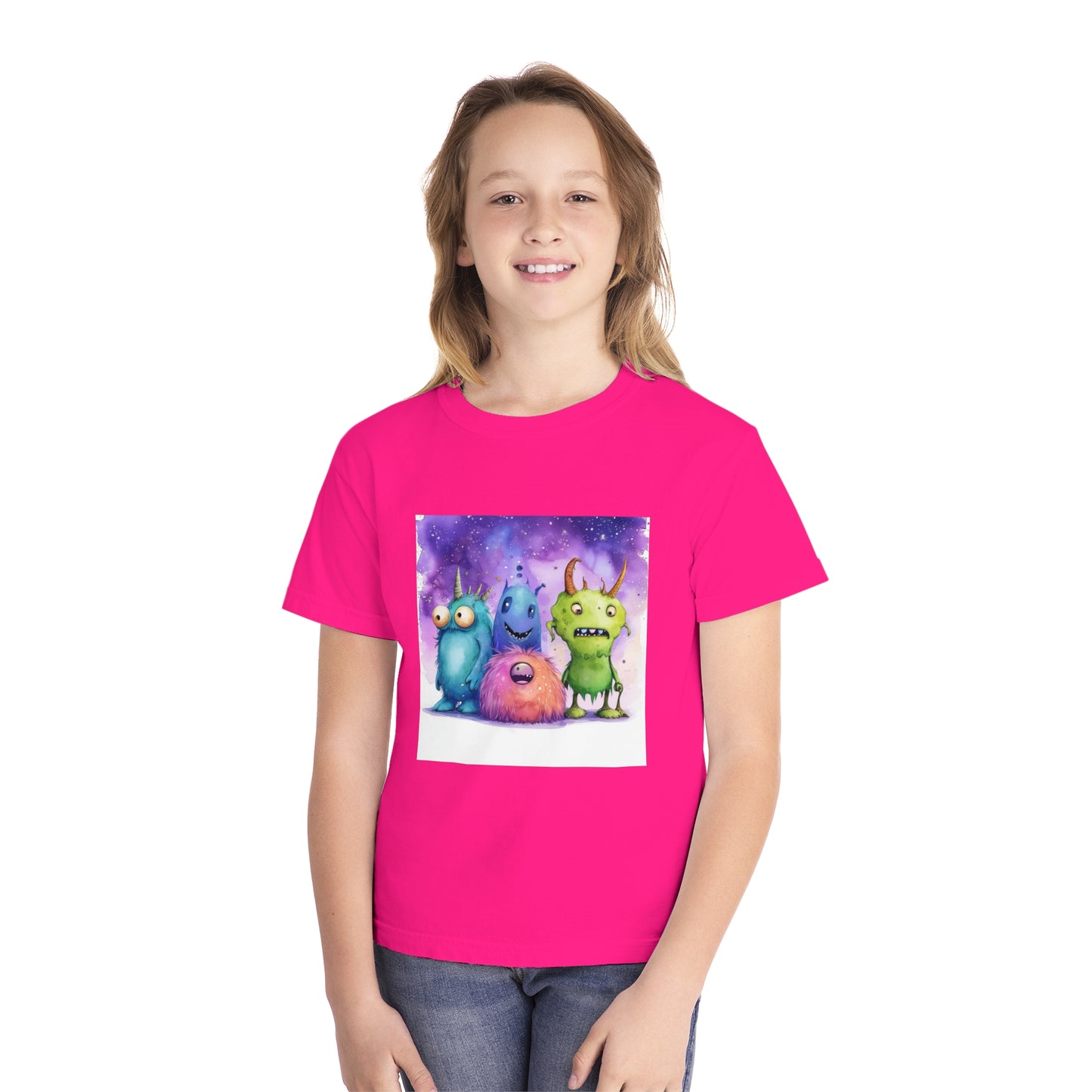 Cartoon Movie Monsters Youth Midweight Tee