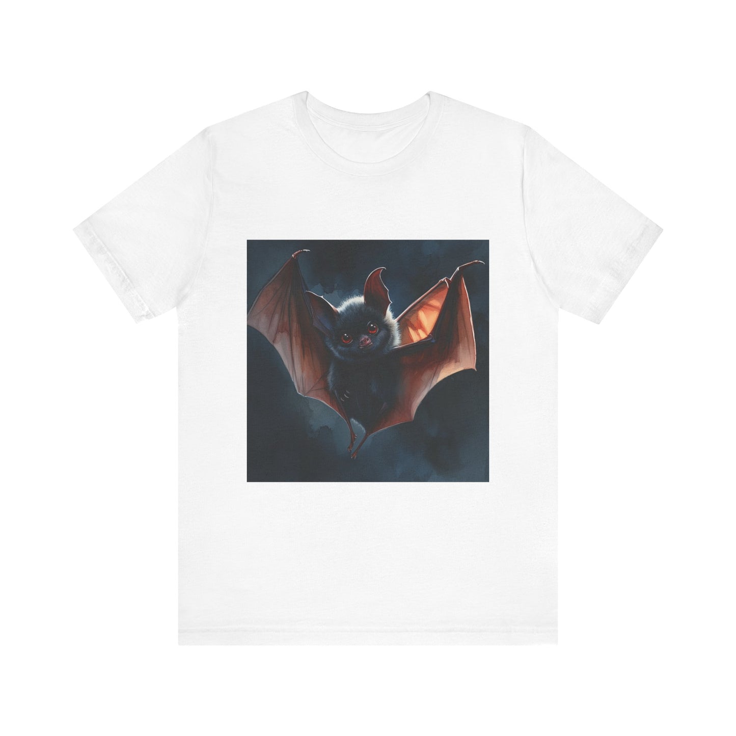 Cute Spooky Bat Unisex Jersey Short Sleeve Tee