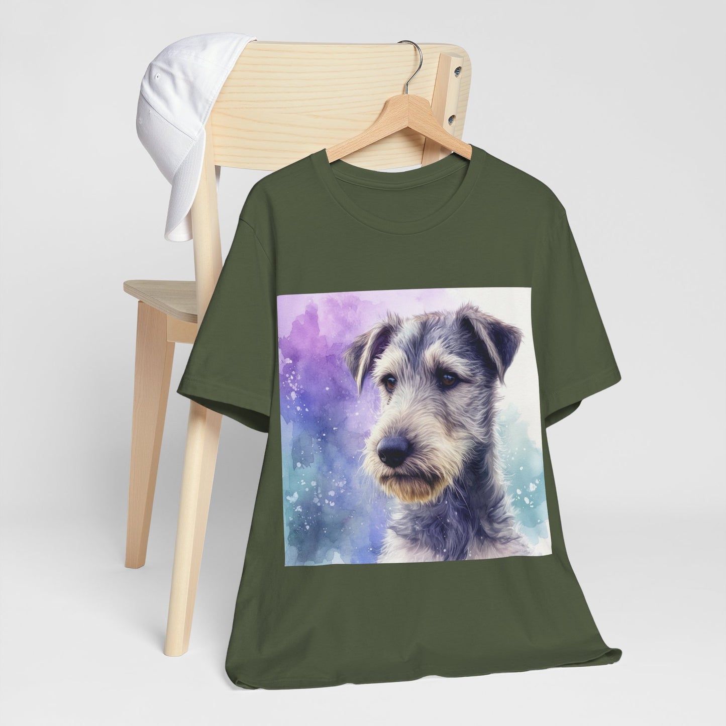 Galaxy Irish Wolfhound Unisex Jersey Short Sleeve Tee