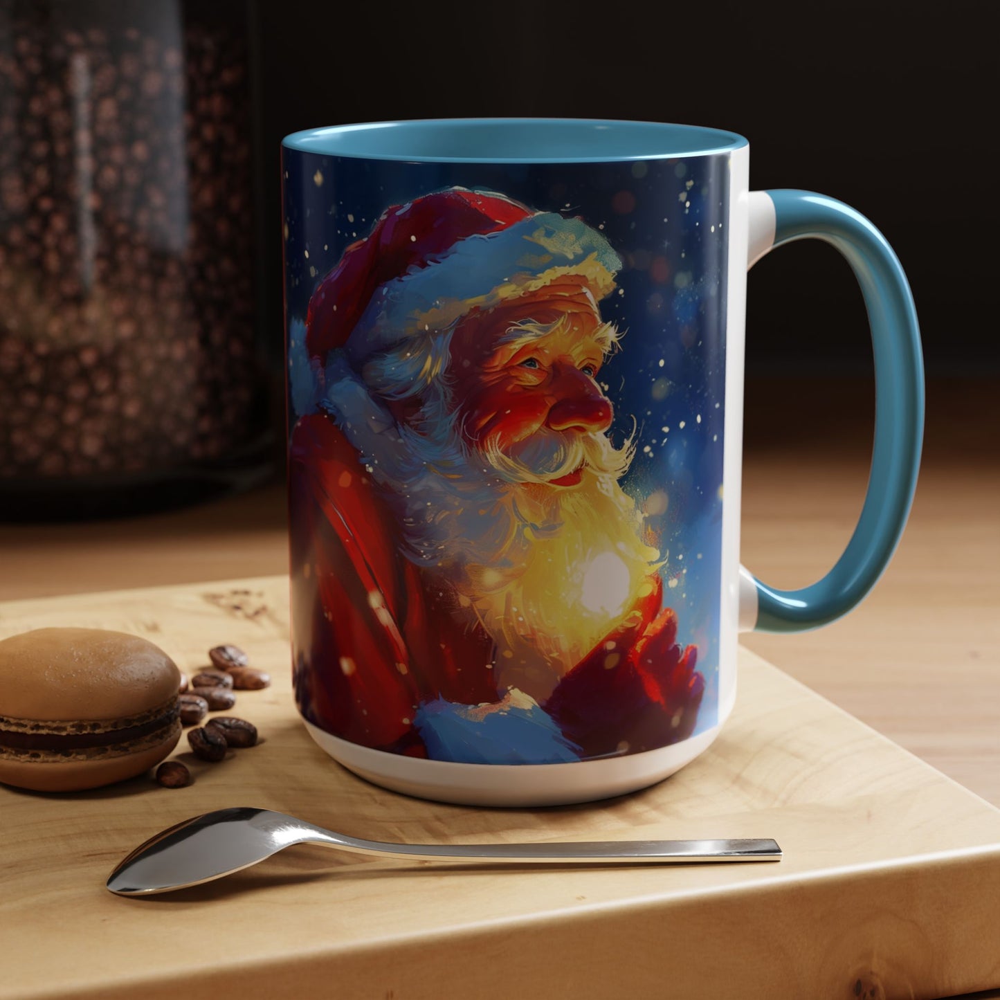 Santa Claus Accent Coffee Mug (11, 15oz)