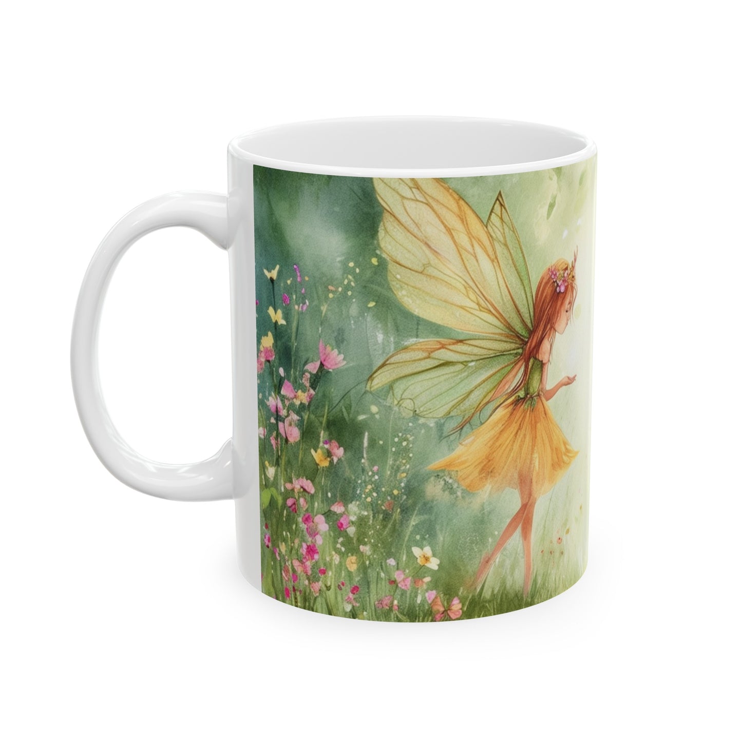 Garden Fairies Ceramic Mug, (11oz, 15oz)